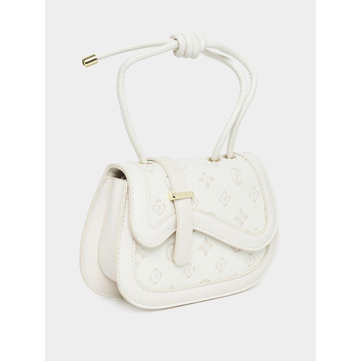 Styli Side Belt Detail Embossed Shoulder Bag-women-bagsandwallets-handbags-image-1