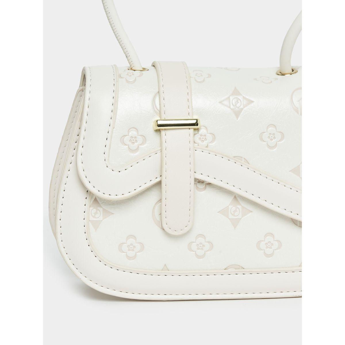 Styli Side Belt Detail Embossed Shoulder Bag-women-bagsandwallets-handbags-image-5