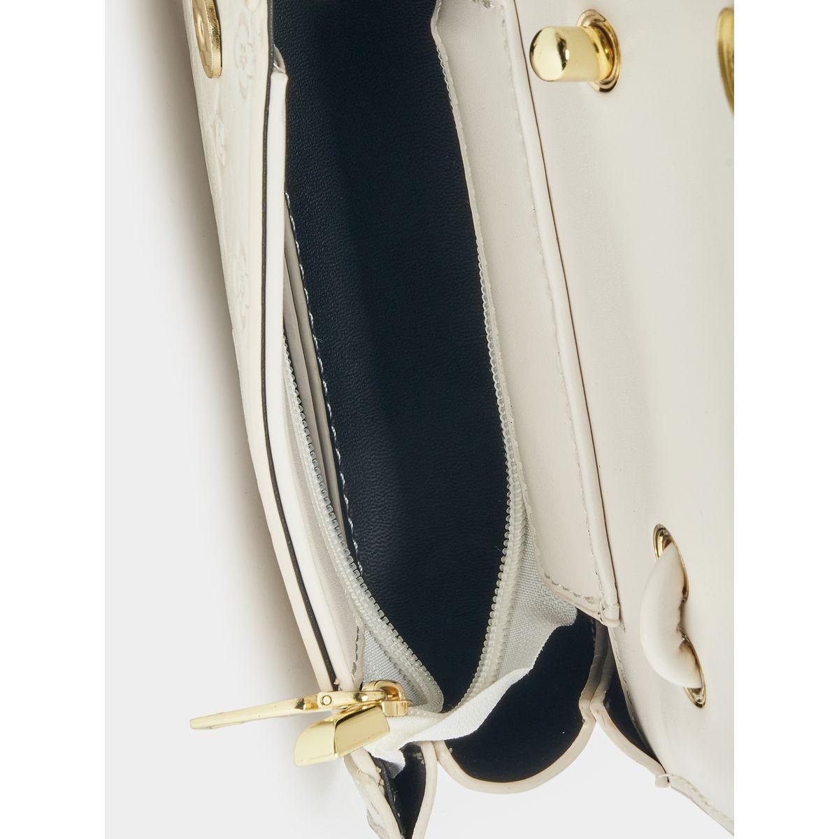 Styli Side Belt Detail Embossed Shoulder Bag-women-bagsandwallets-handbags-image-6