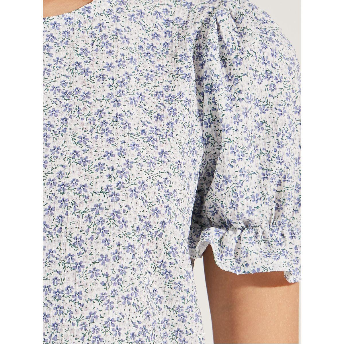 Styli All Over Print Top with Puff Sleeves-women-clothing-shirtsandblouses-blouses-image-4