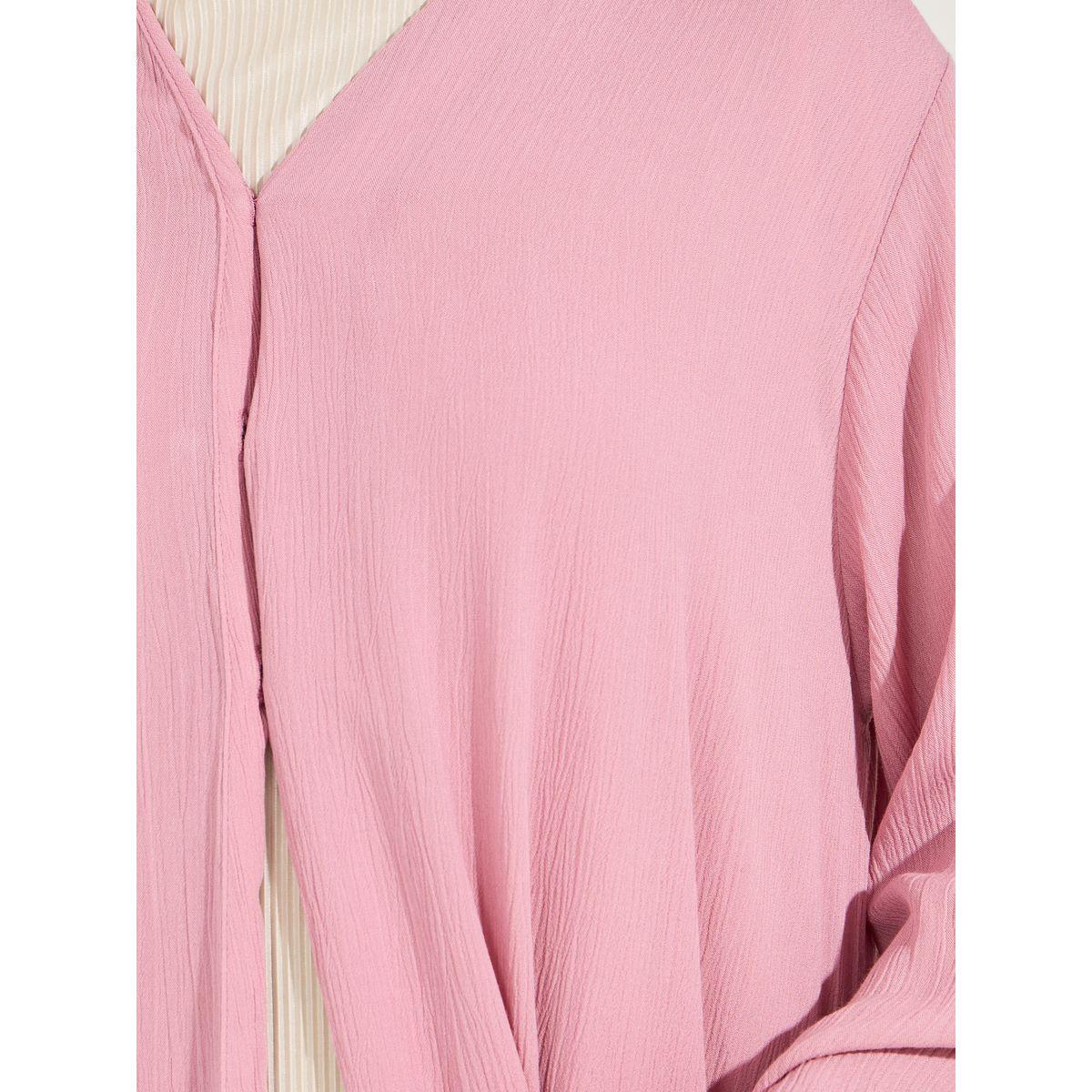 Styli Crinkle Textured Abaya with Front Button-women-arabicclothing-abayas-image-3