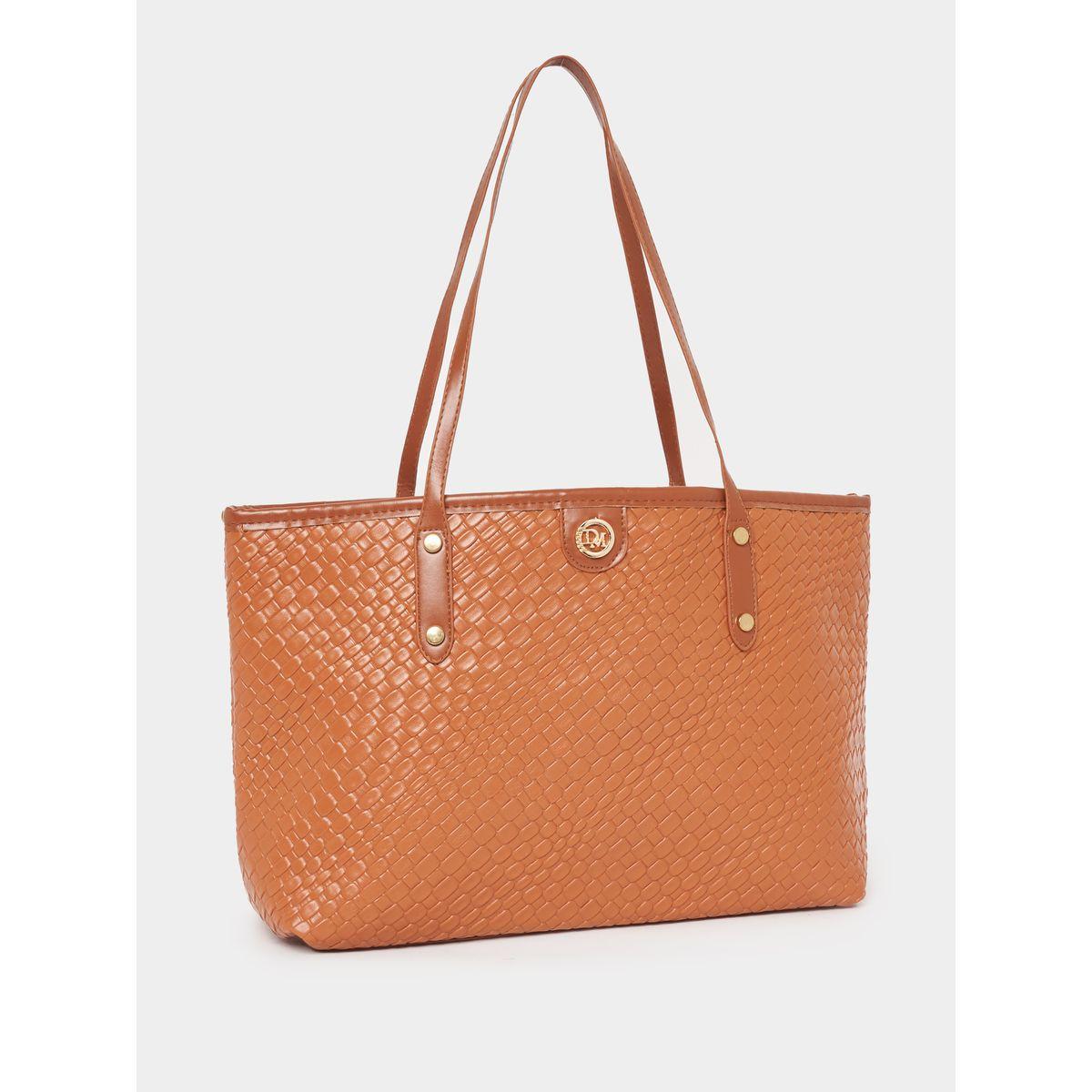 Styli Textured Twist Lock Shoulder Bag-women-bagsandwallets-handbags-image-1
