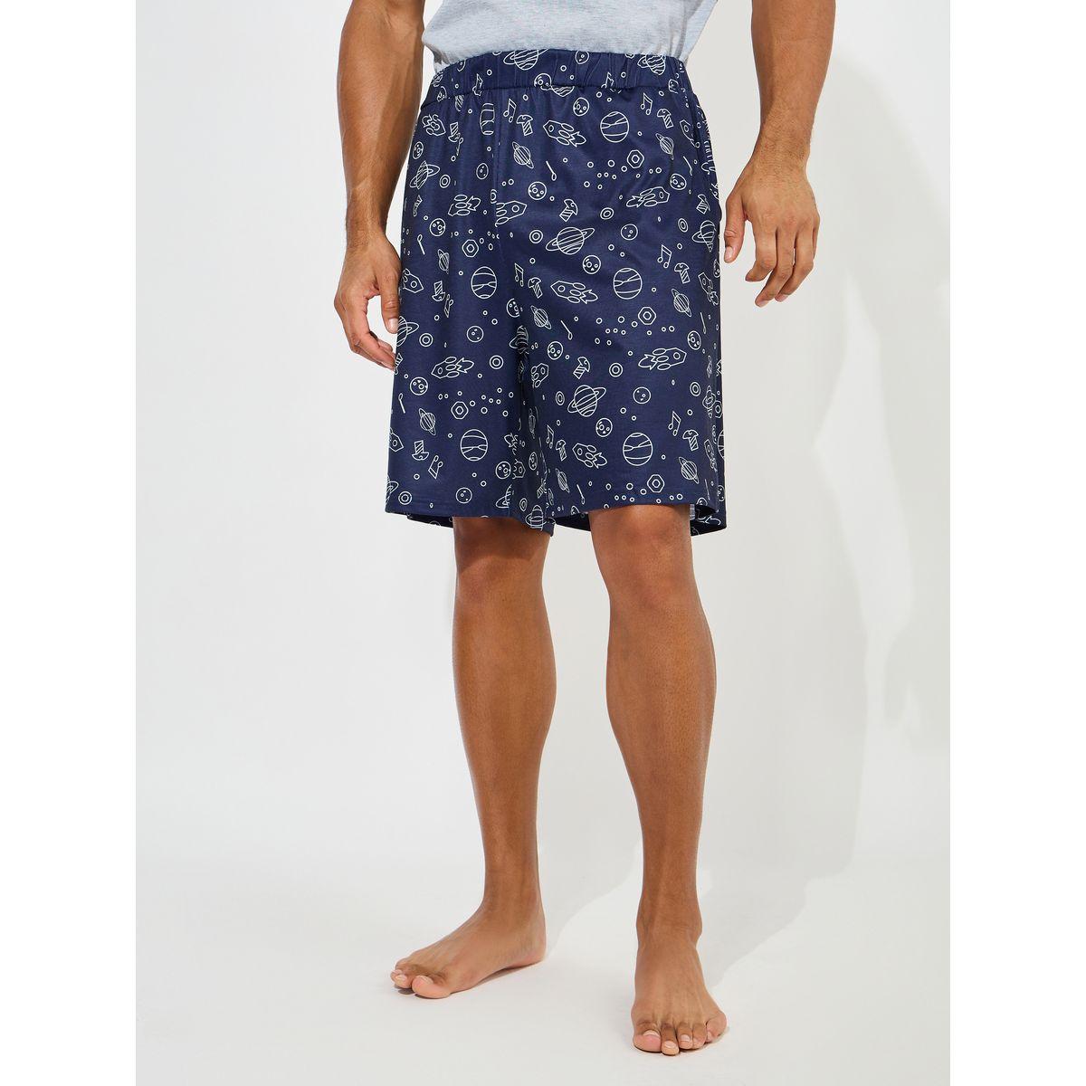 Styli Unwind Printed Pocket T-Shirt & AOP Shorts Set-men-clothing-nightwear-sets-image-5