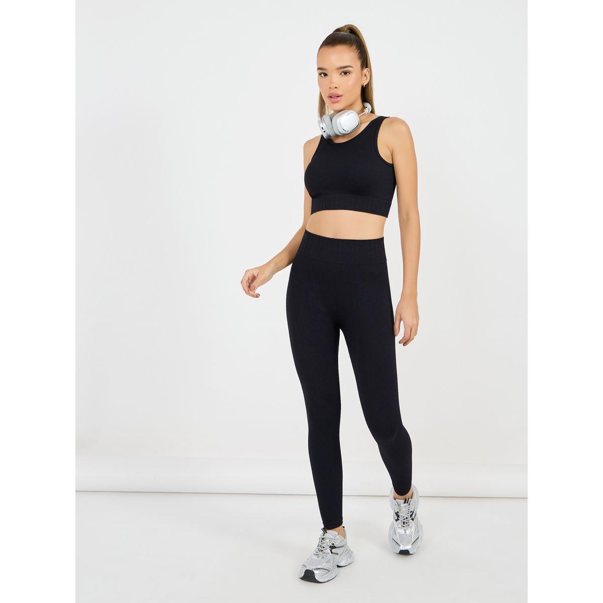 مجموعة من ليقنز وصدرية رياضية بياقة دائرية-sports-women-clothing-trackpantsandtracksuits-image-1