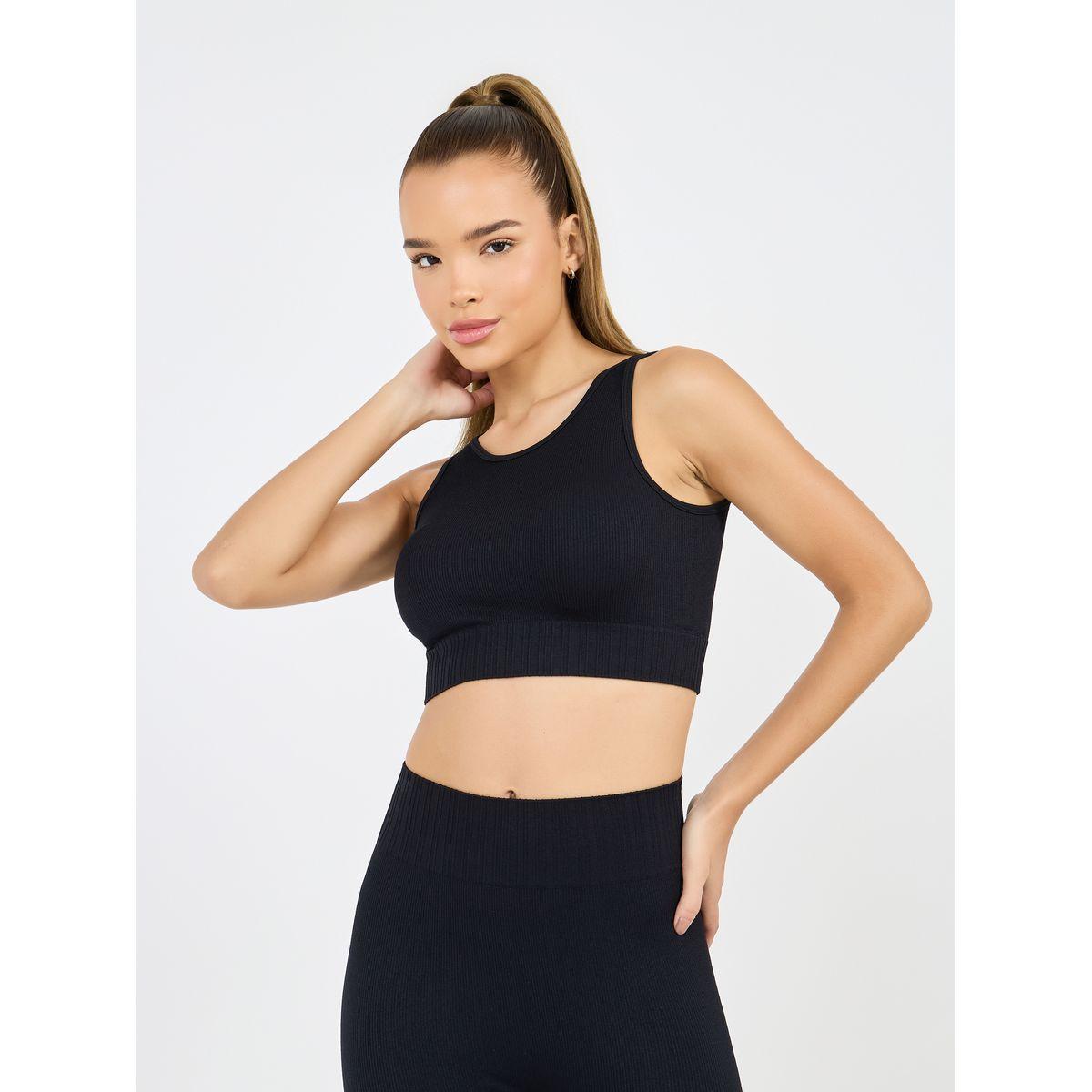 مجموعة من ليقنز وصدرية رياضية بياقة دائرية-sports-women-clothing-trackpantsandtracksuits-image-2