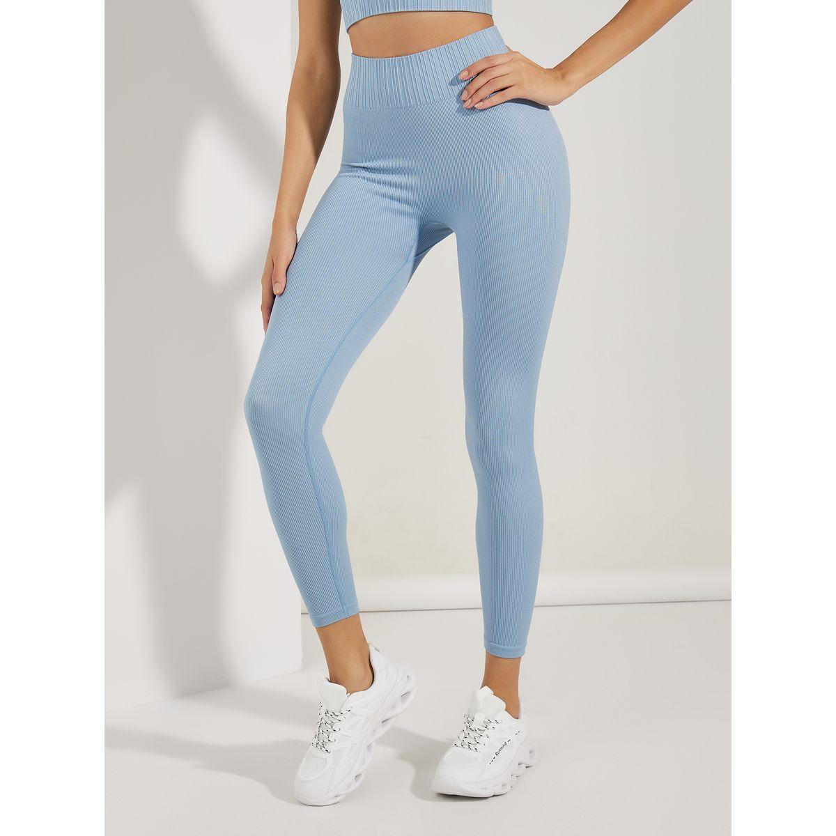 Styli Active Round Neck Rib Sports Bra & Leggings Set-sports-women-clothing-trackpantsandtracksuits-image-5
