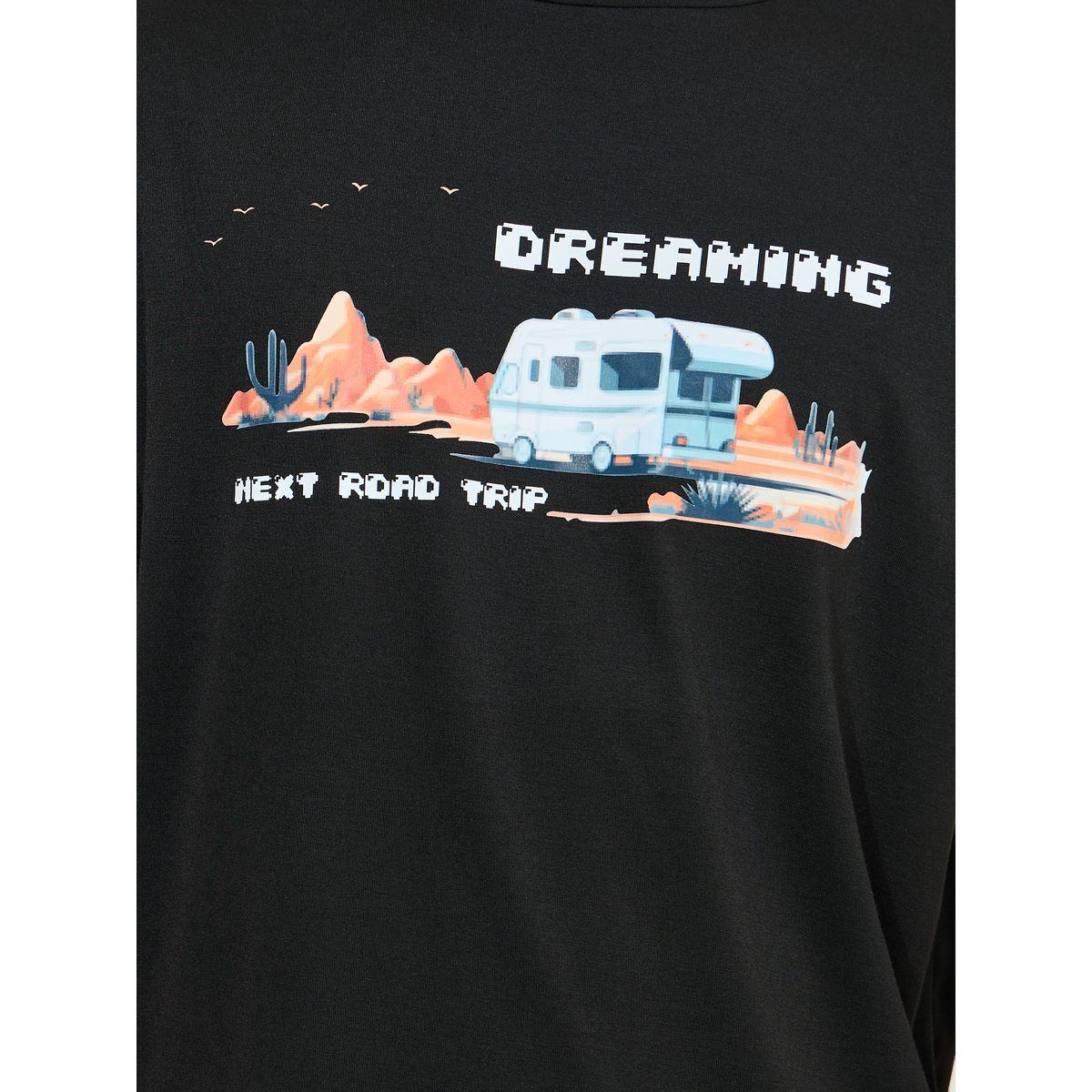 Styli Unwind Graphic Print T-Shirt & AOP Shorts Set-men-clothing-nightwear-sets-image-3