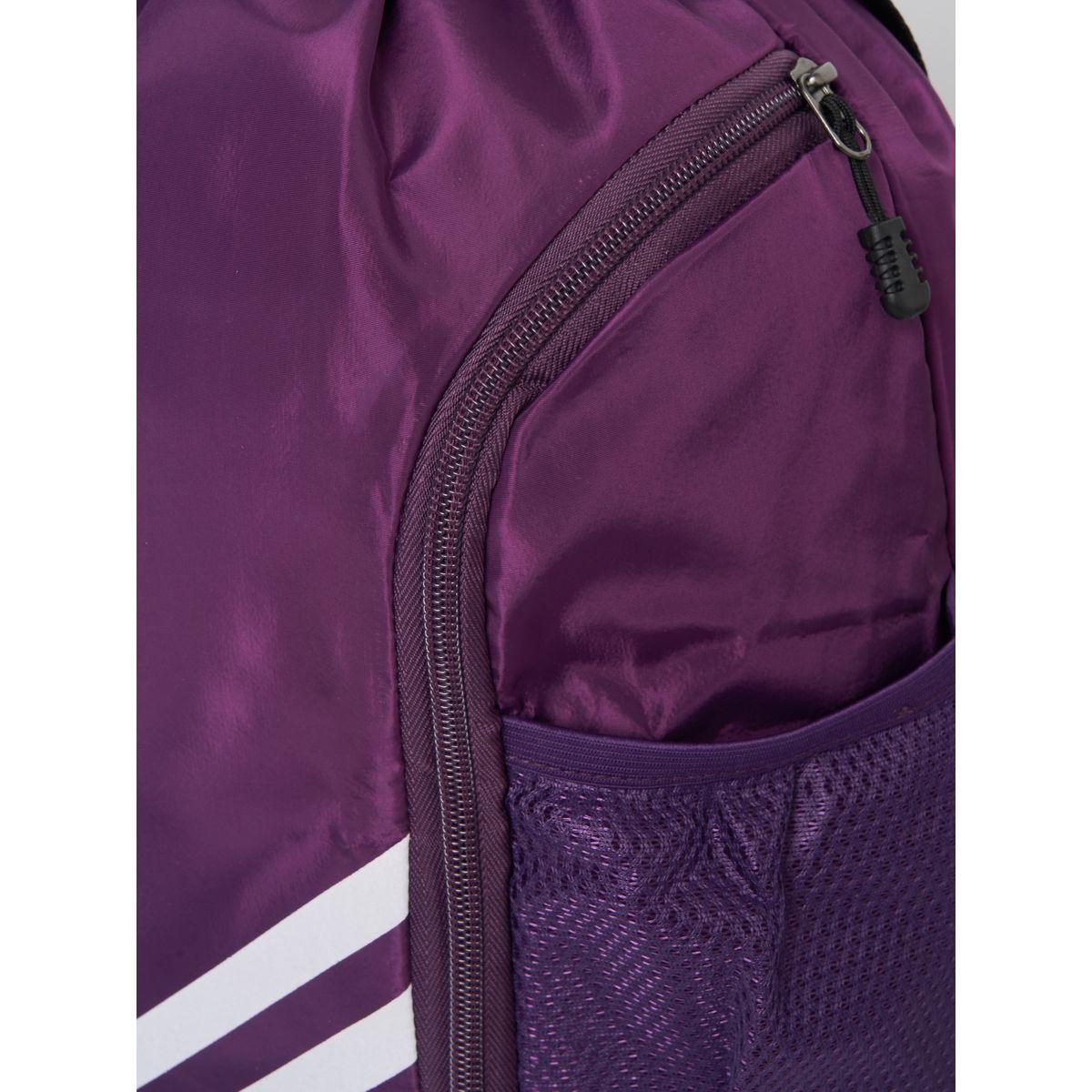 Styli Striped Backpack with Mesh Pocket-women-bagsandwallets-backpacks-image-3