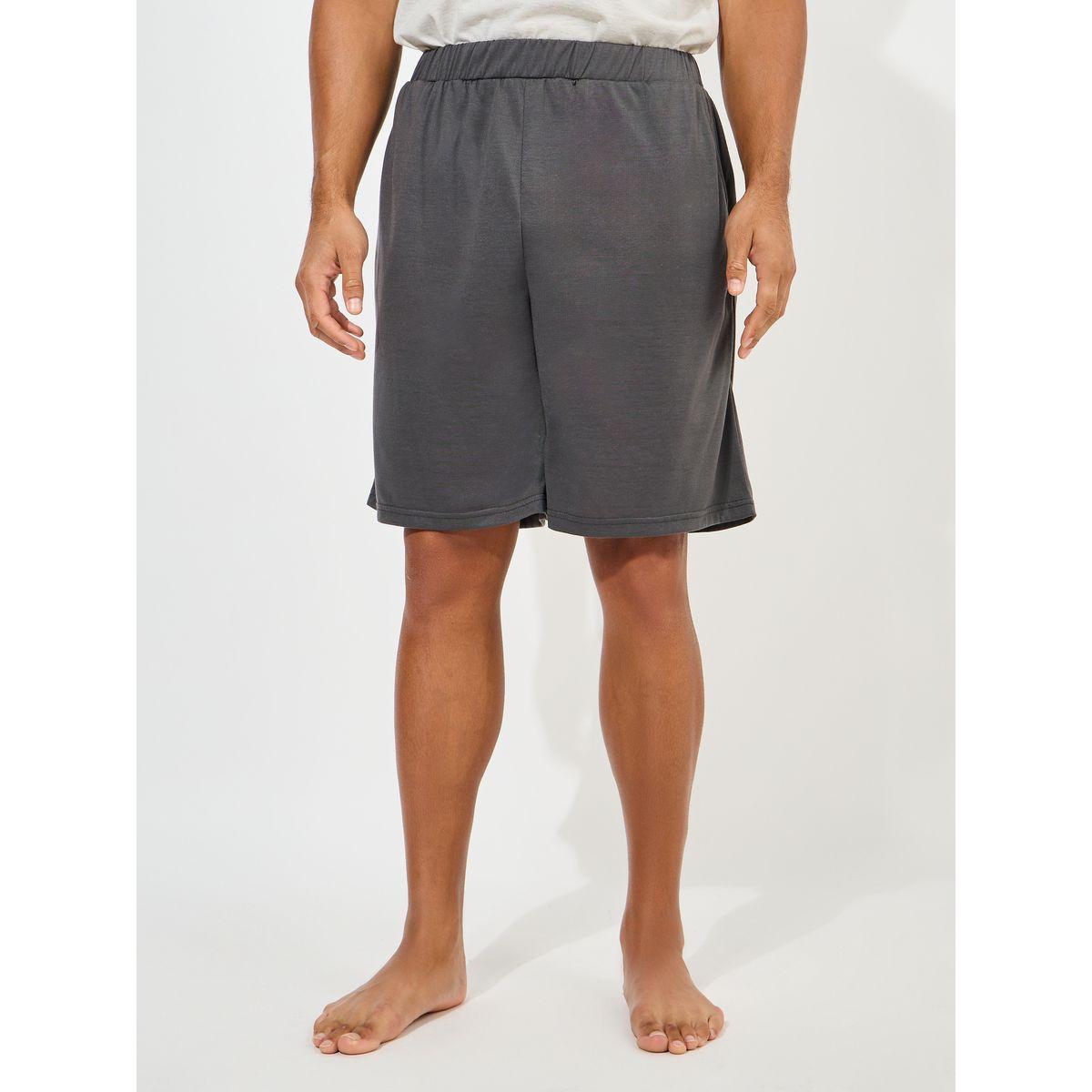 مجموعة من شورت مع تيشيرت بطبعة ناعمة-men-clothing-nightwear-sets-image-5