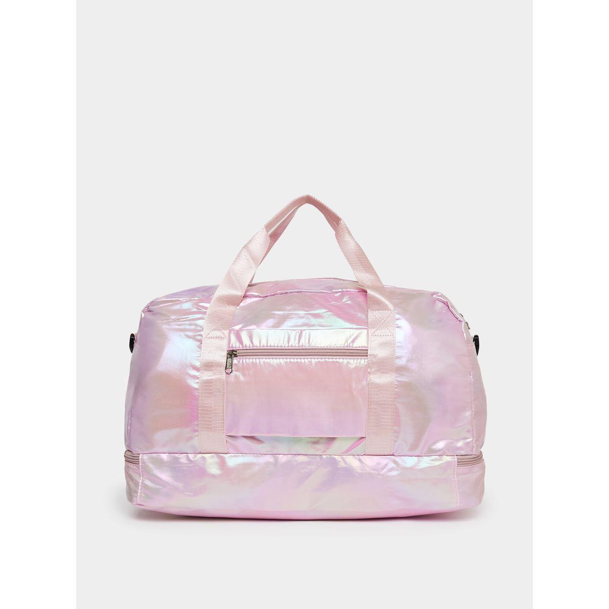 شنطة جيم بتفاصيل براقة مع حمالة قابلة للفصل-travel-luggagesandbags-luggage-image-2