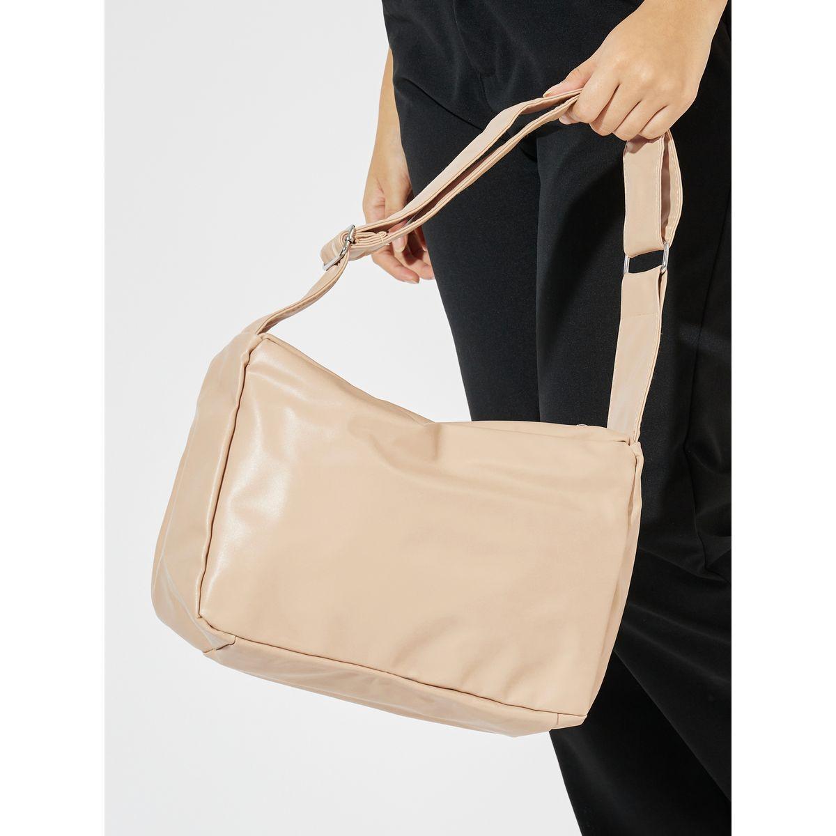 Styli Plain Crossbody Bag with Zip Closure-women-bagsandwallets-handbags-image-3