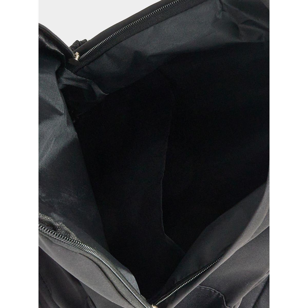 Styli Solid Front Pocket Backpack with Zip Detail-women-bagsandwallets-backpacks-image-6