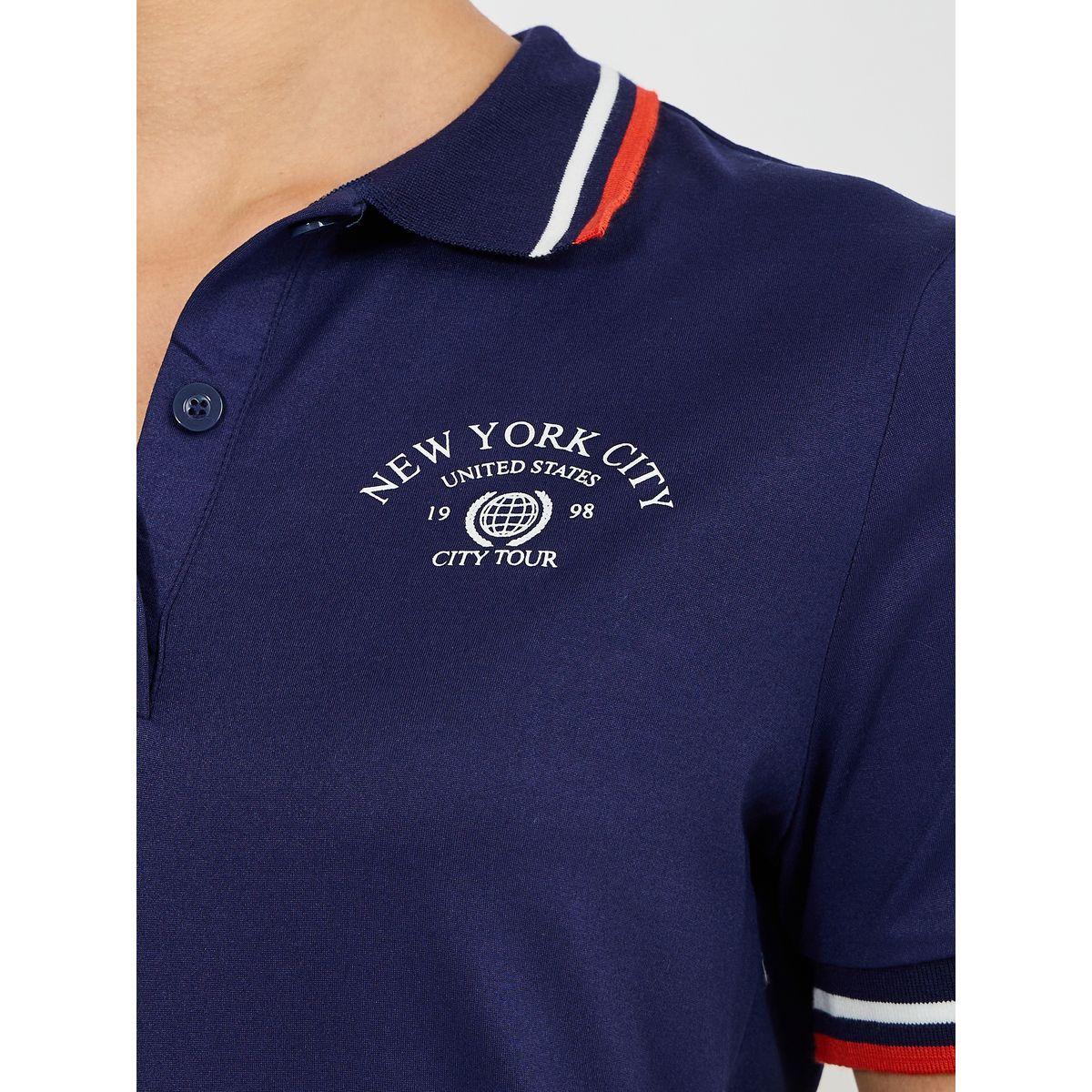 Styli Regular Fit Rib Collar Tipping Polo T-Shirt-women-clothing-tshirts-image-4