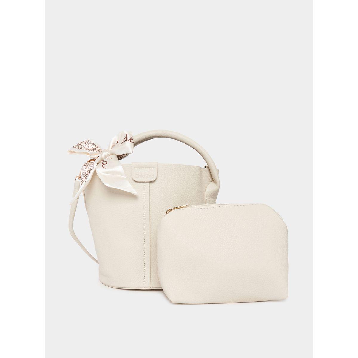 Styli Scarf Detail Button Bucket Bag-women-bagsandwallets-handbags-image-2
