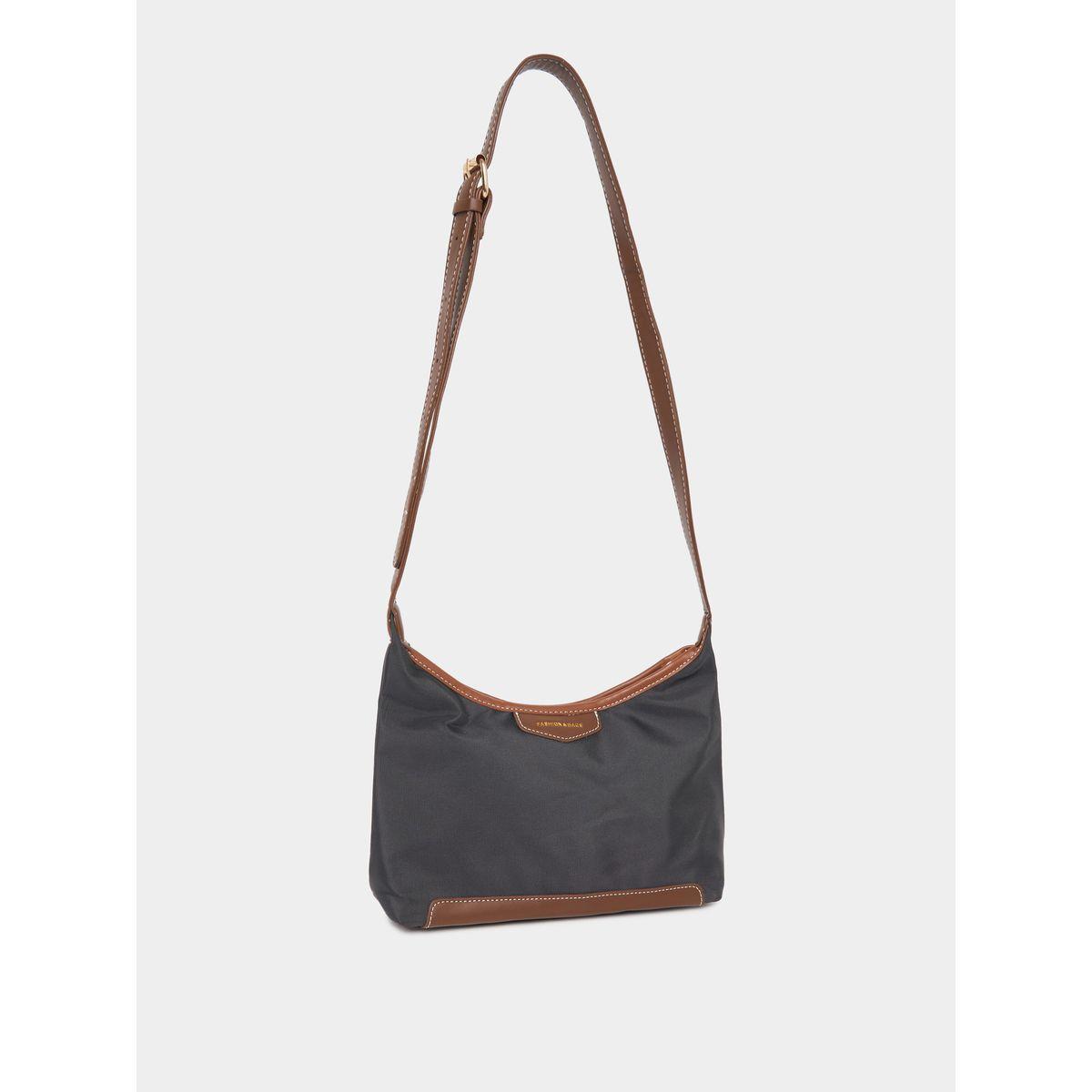 Styli Contrast Trim Crossbody Bag with Adjustable Strap-women-bagsandwallets-handbags-image-1