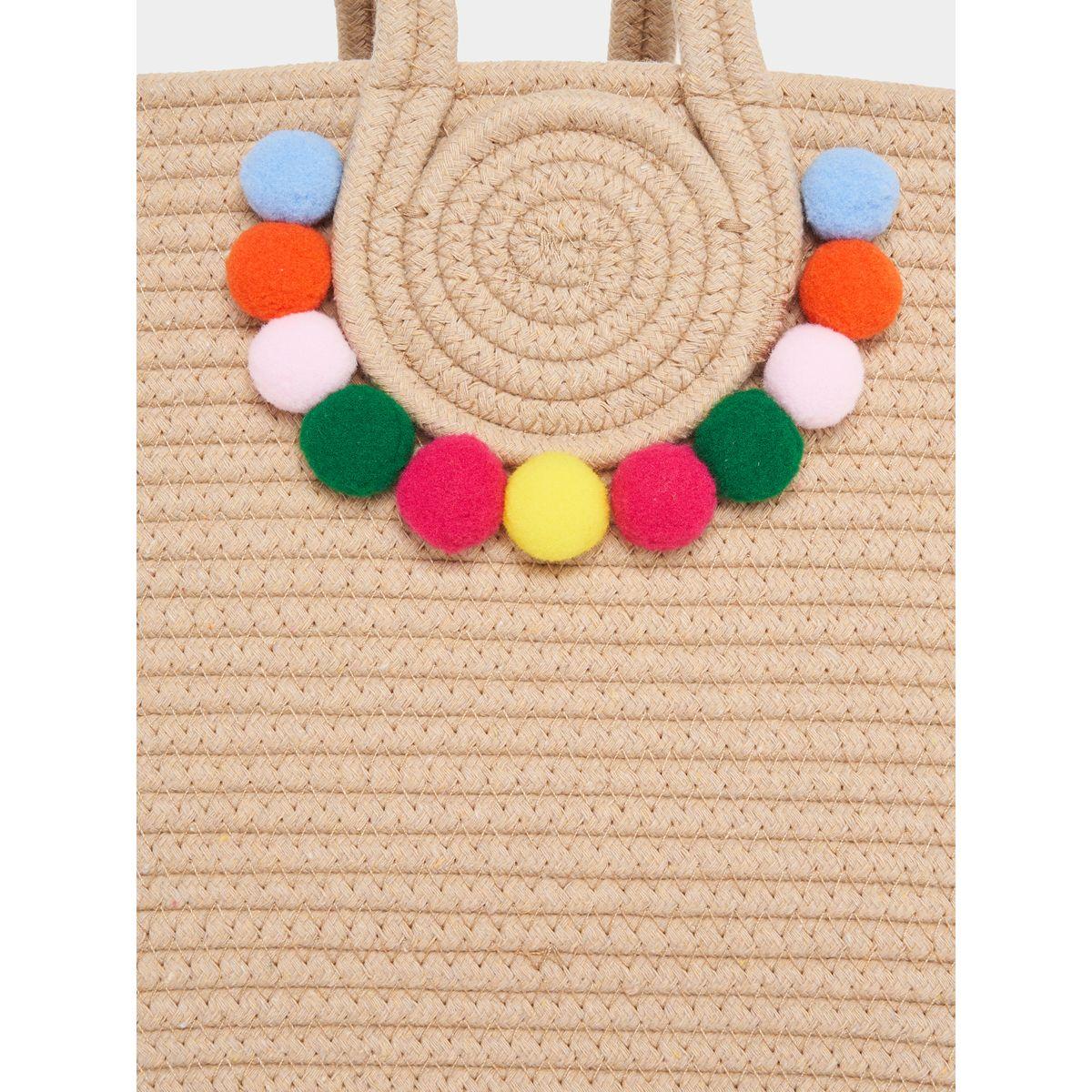 Styli Multi Pompom Detail Shoulder Bag-women-bagsandwallets-handbags-image-3