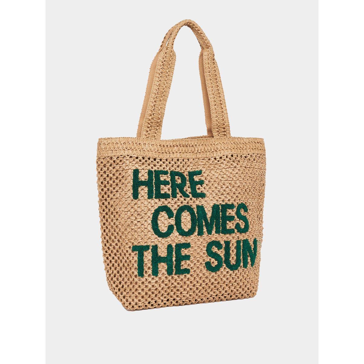 Styli Slogan Detail Shoulder Bag-women-bagsandwallets-handbags-image-1