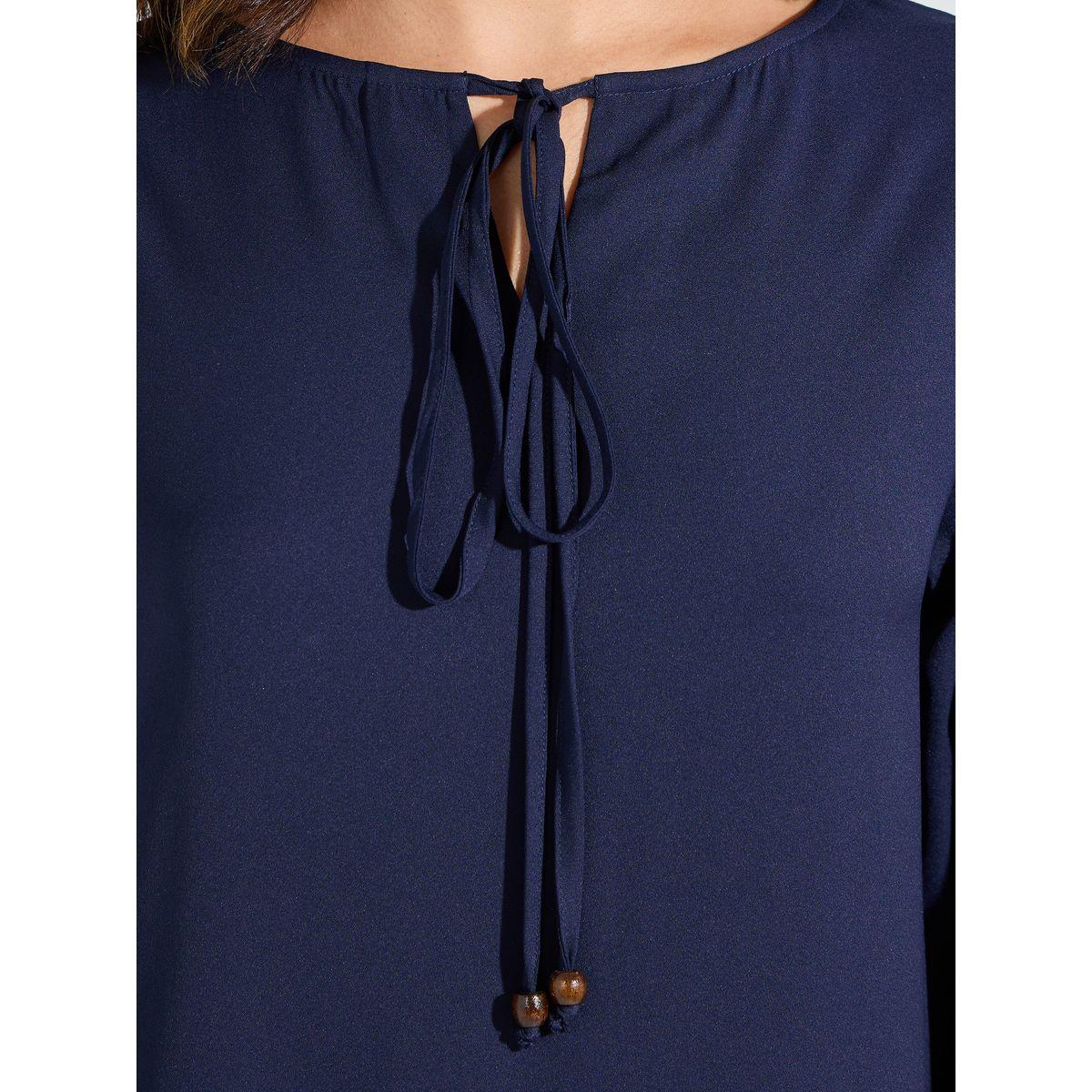 جلابية باكمام طويل باساور مع ياقة باربطة-women-arabicclothing-jalabiyas-image-4