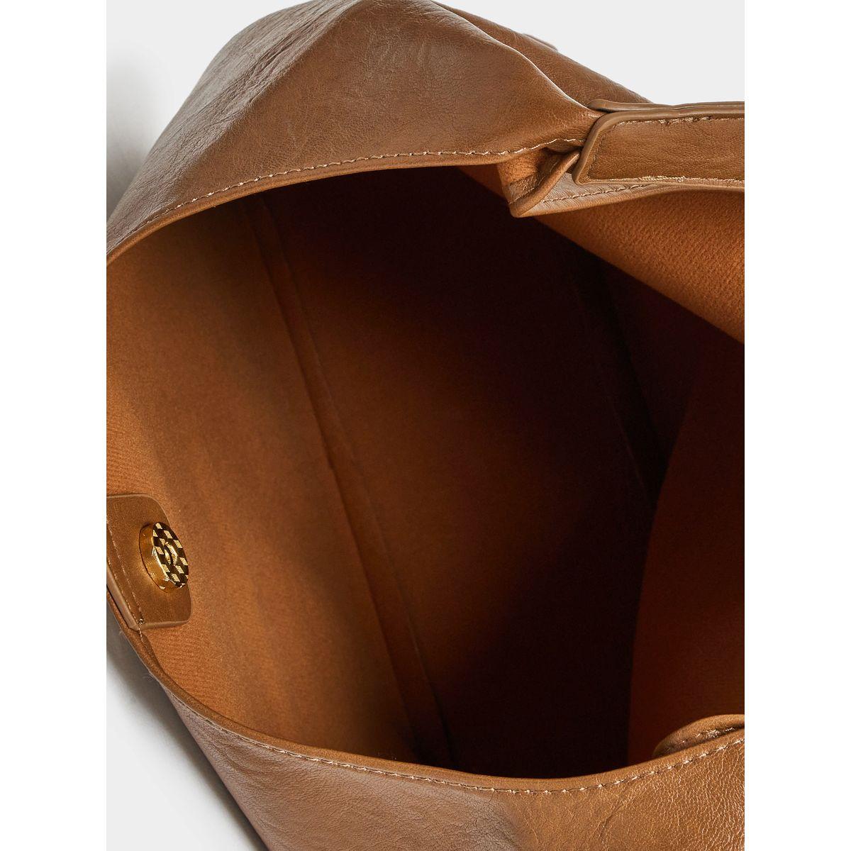 Styli Plain Shoulder Bag with Pouch-women-bagsandwallets-handbags-image-6