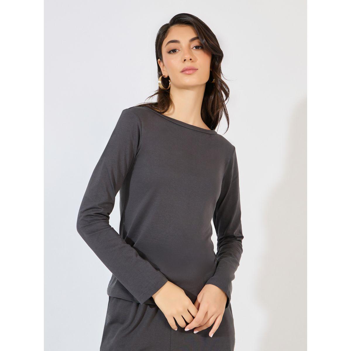طقم منسق من جوغر بأرجل واسعة وبلوزة محبوكة-women-clothing-coordsets-image-3