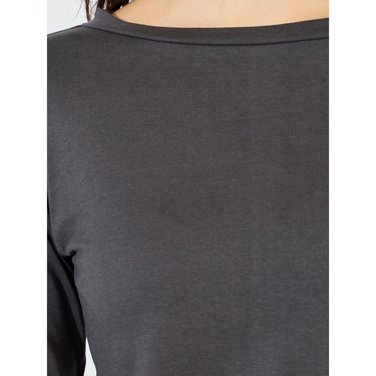 Styli Solid Round Neck Knit Top & Wide Leg Joggers Co-Ords-women-clothing-coordsets-image-4