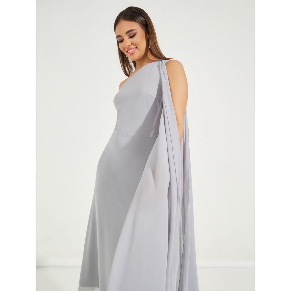 فستان ميدي سادة بكتف واحد-women-clothing-dresses-image-4