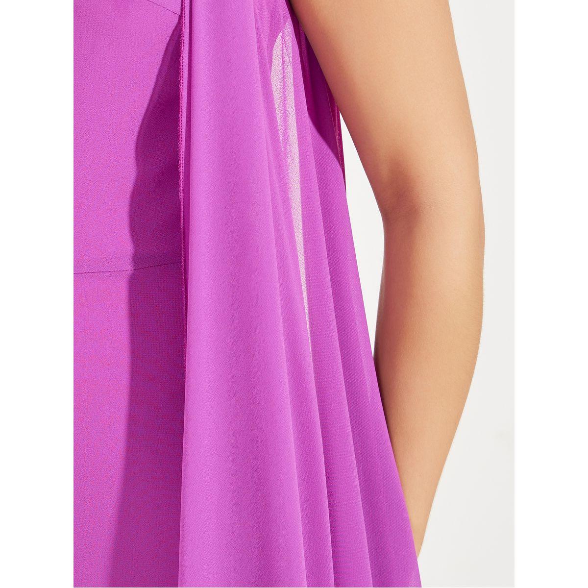 فستان ميدي سادة بكتف واحد-women-clothing-dresses-image-3