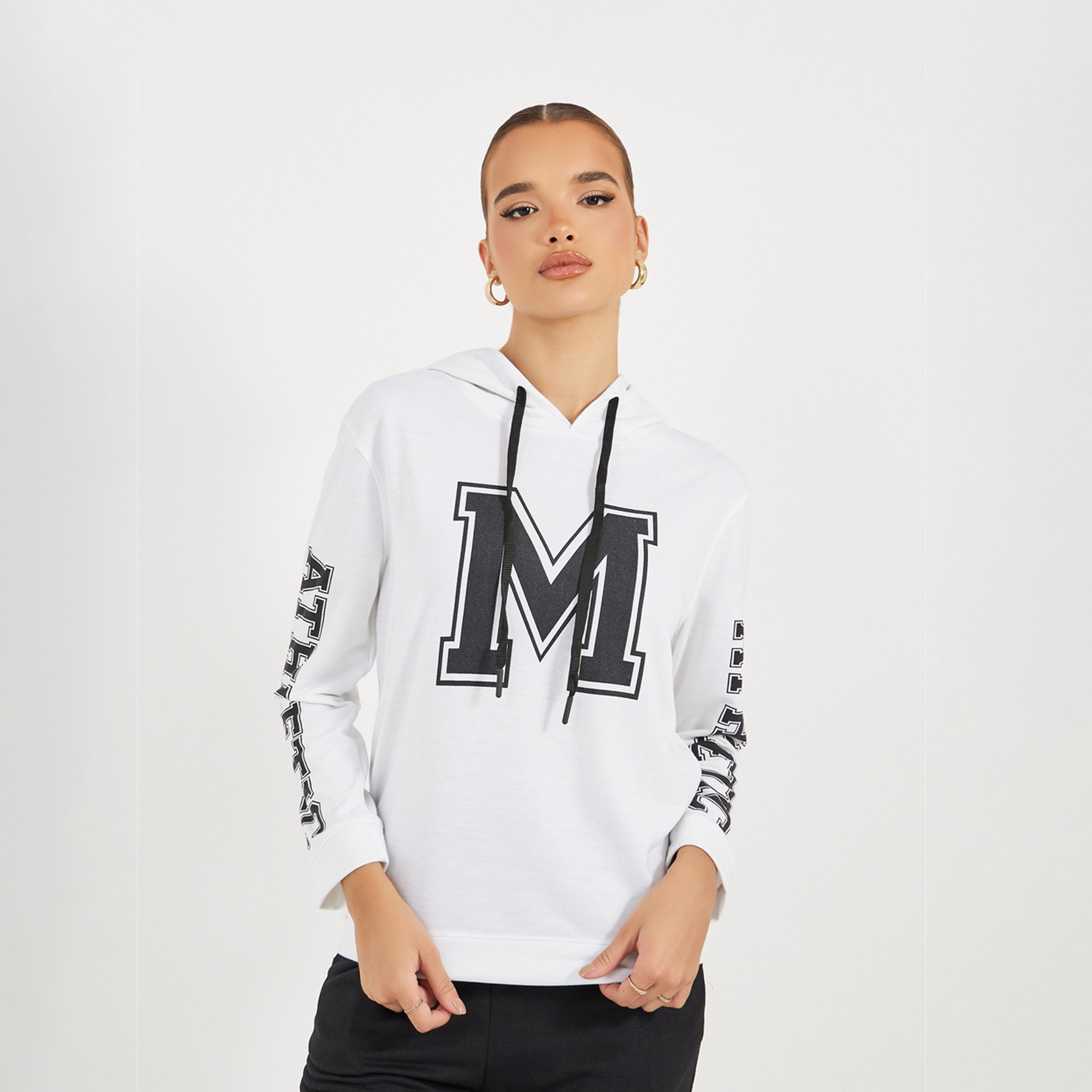Styli Slogan Printed Hoodie and Cuffed Jogger Co-Ords-women-clothing-coordsets-image-2