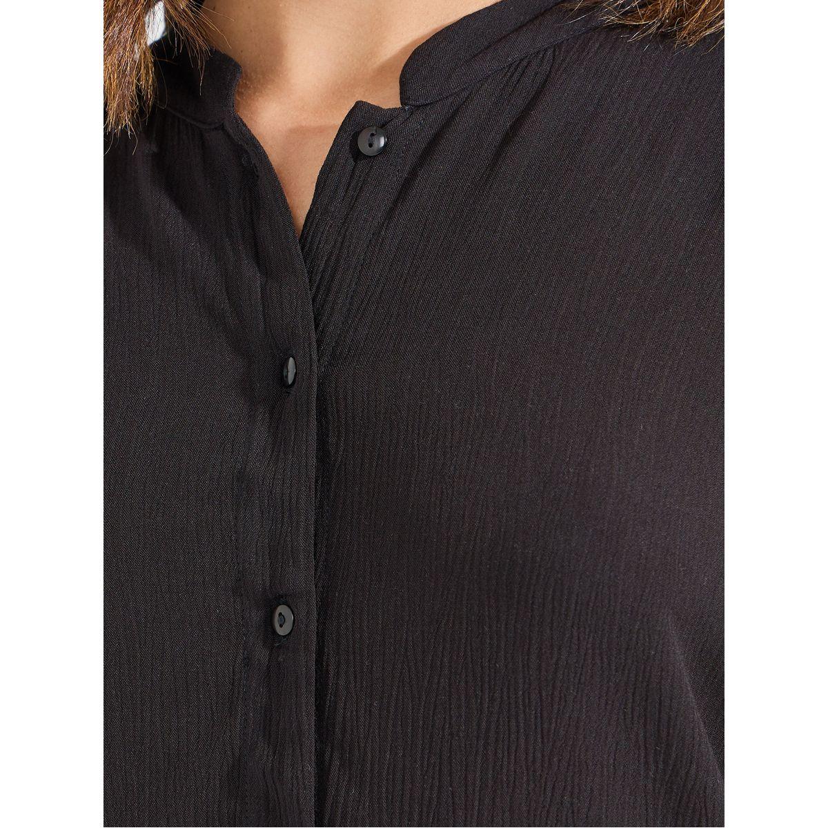 Styli Textured Boxy Shirt & Wide Leg Pants Co-Ords-women-clothing-coordsets-image-3