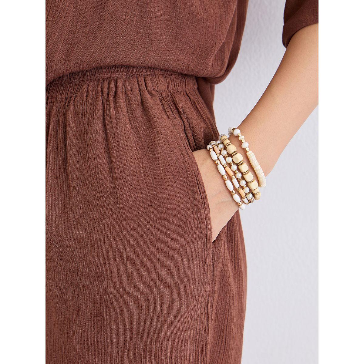 Styli Textured Oversized Shirt and Wide Leg Pants Co-Ords-women-clothing-coordsets-image-6