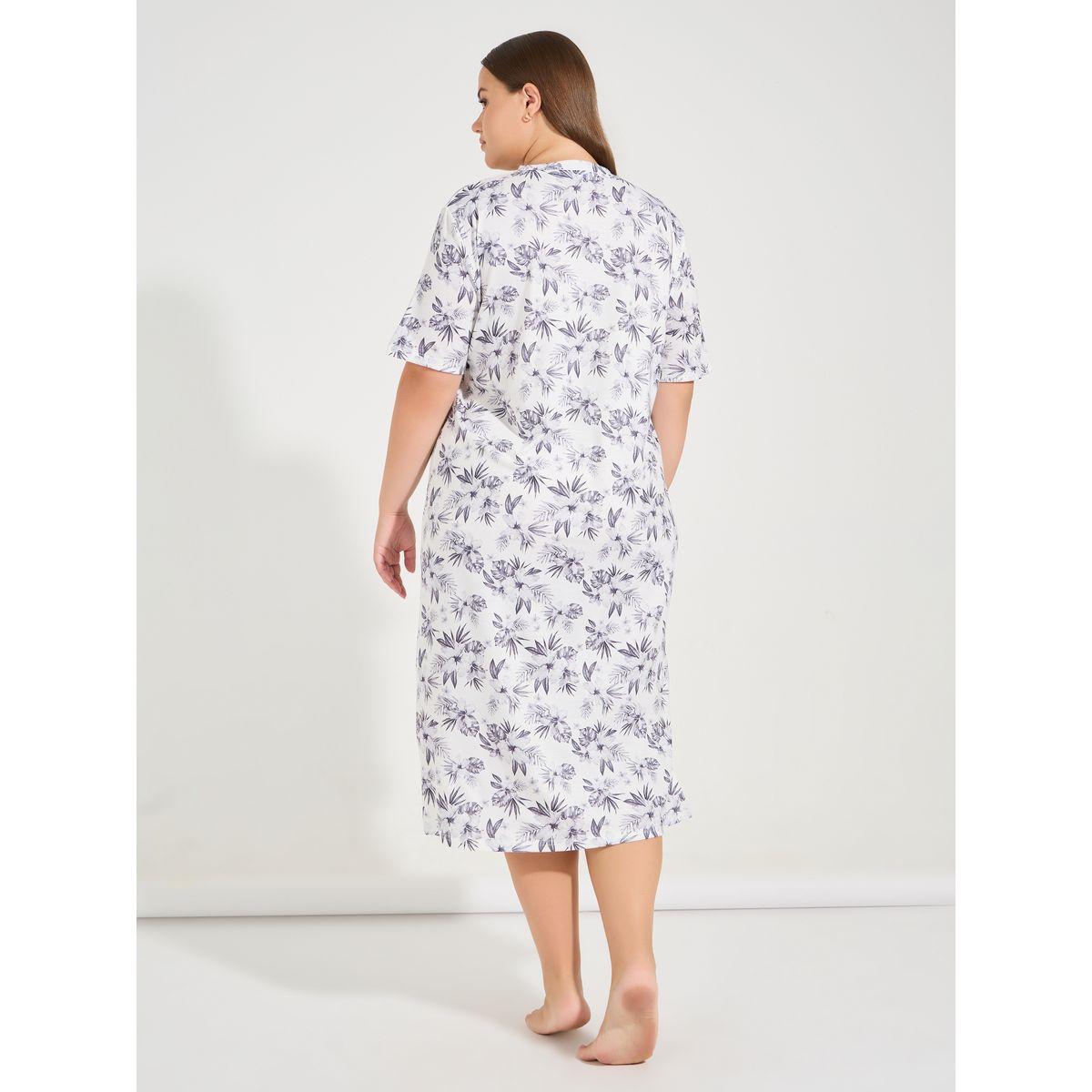 قميص نوم مطبع بالكامل بمقاس كبير وشق جانبي-women-clothing-nightwear-nighties-image-5