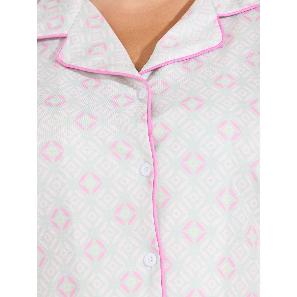 Styli Unwind Plus Size Geometric Print Drop Shoulder Shirt & Pyjama Set-women-clothing-nightwear-pyjamas-longsets-image-3