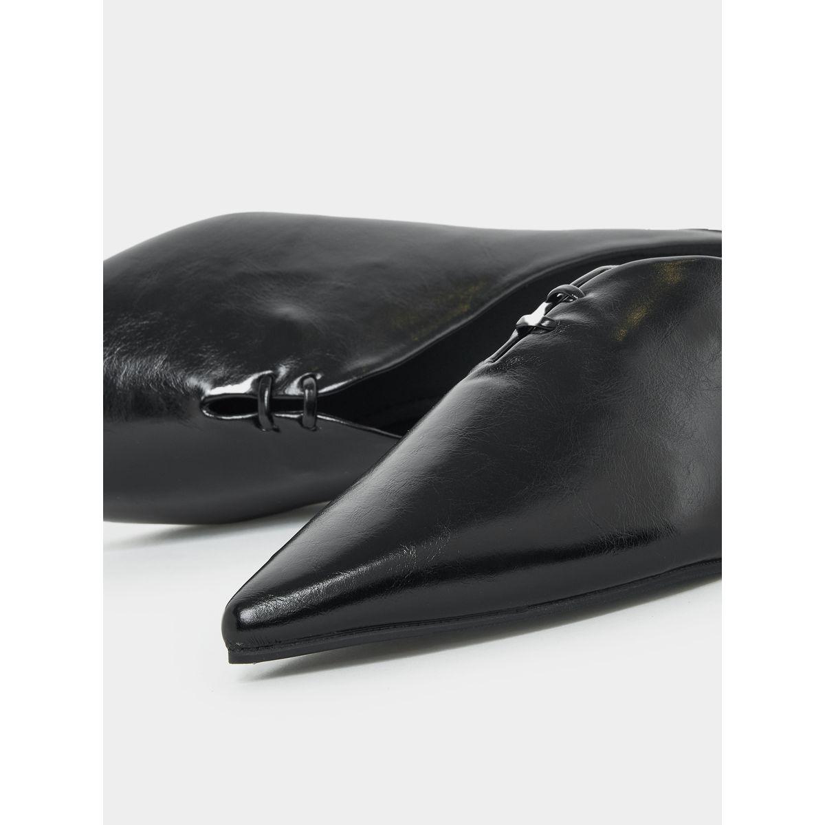 Styli Solid Pointed Toe Mules-women-shoes-loafersandmoccasins-image-5