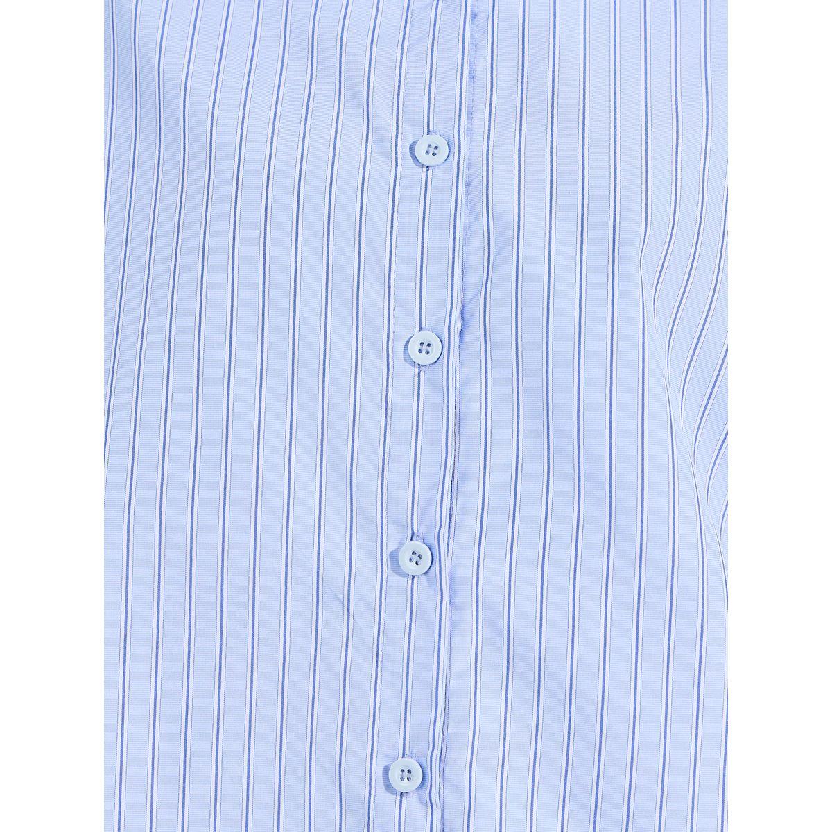 Styli Oversized Striped  Button Through Shirt-women-clothing-shirtsandblouses-shirts-image-4