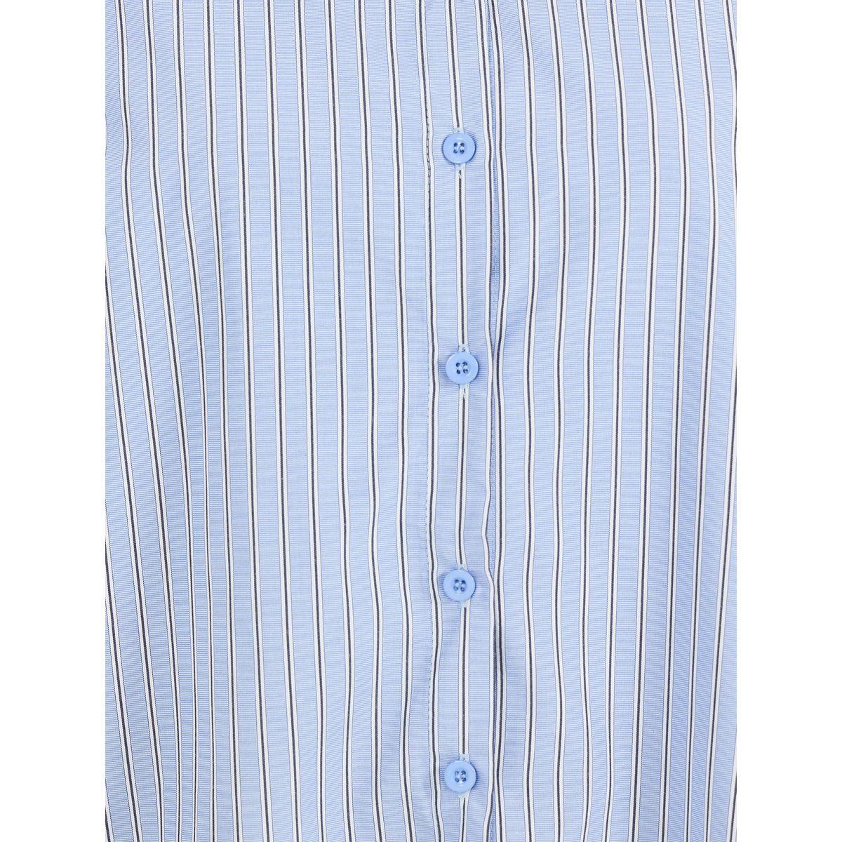 Styli Striped Button Through Oversized Shirt-women-clothing-shirtsandblouses-shirts-image-4