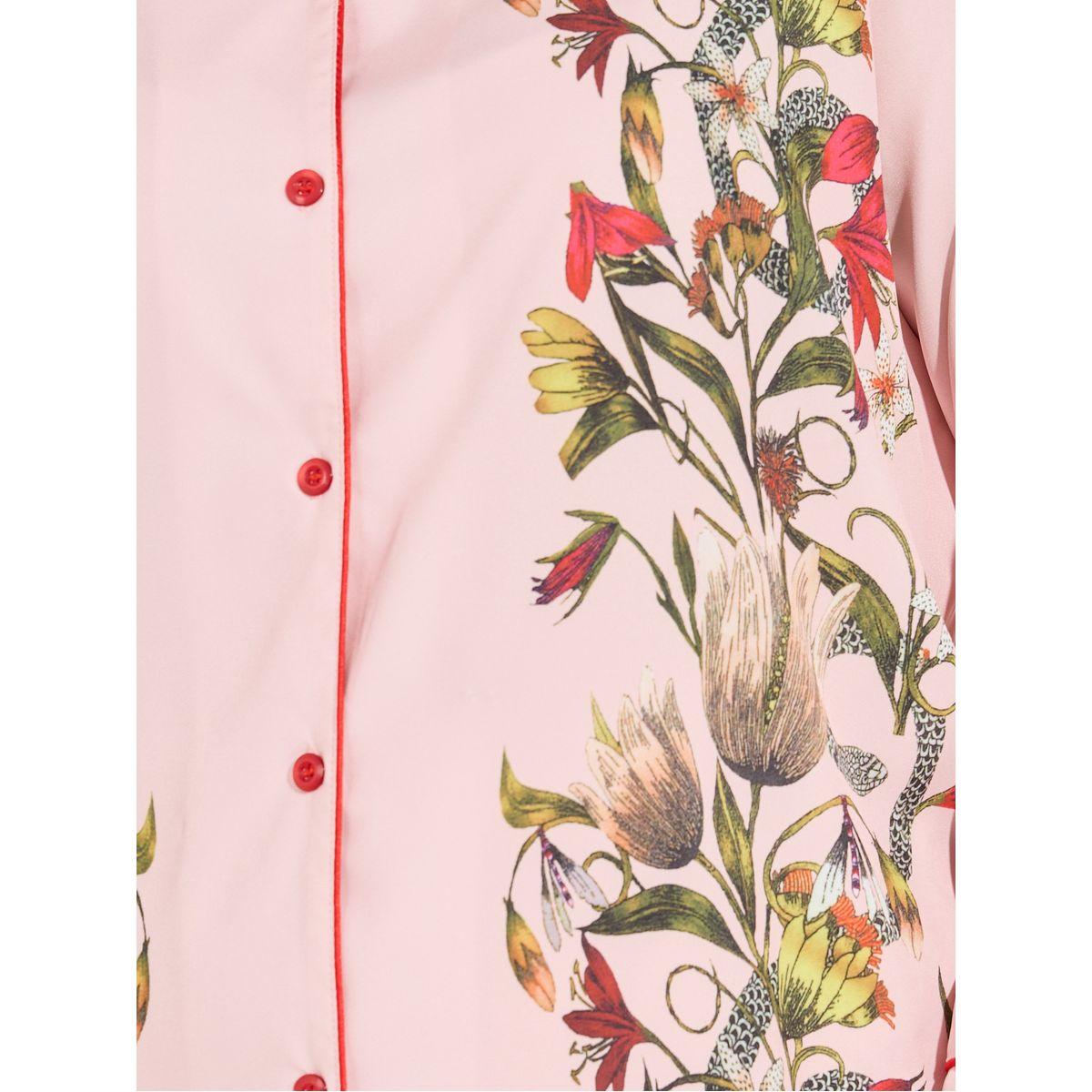 Styli Unwind Plus Size Floral Print Satin Piped Edge Shirt & Pyjama Set-women-clothing-nightwear-pyjamas-longsets-image-4