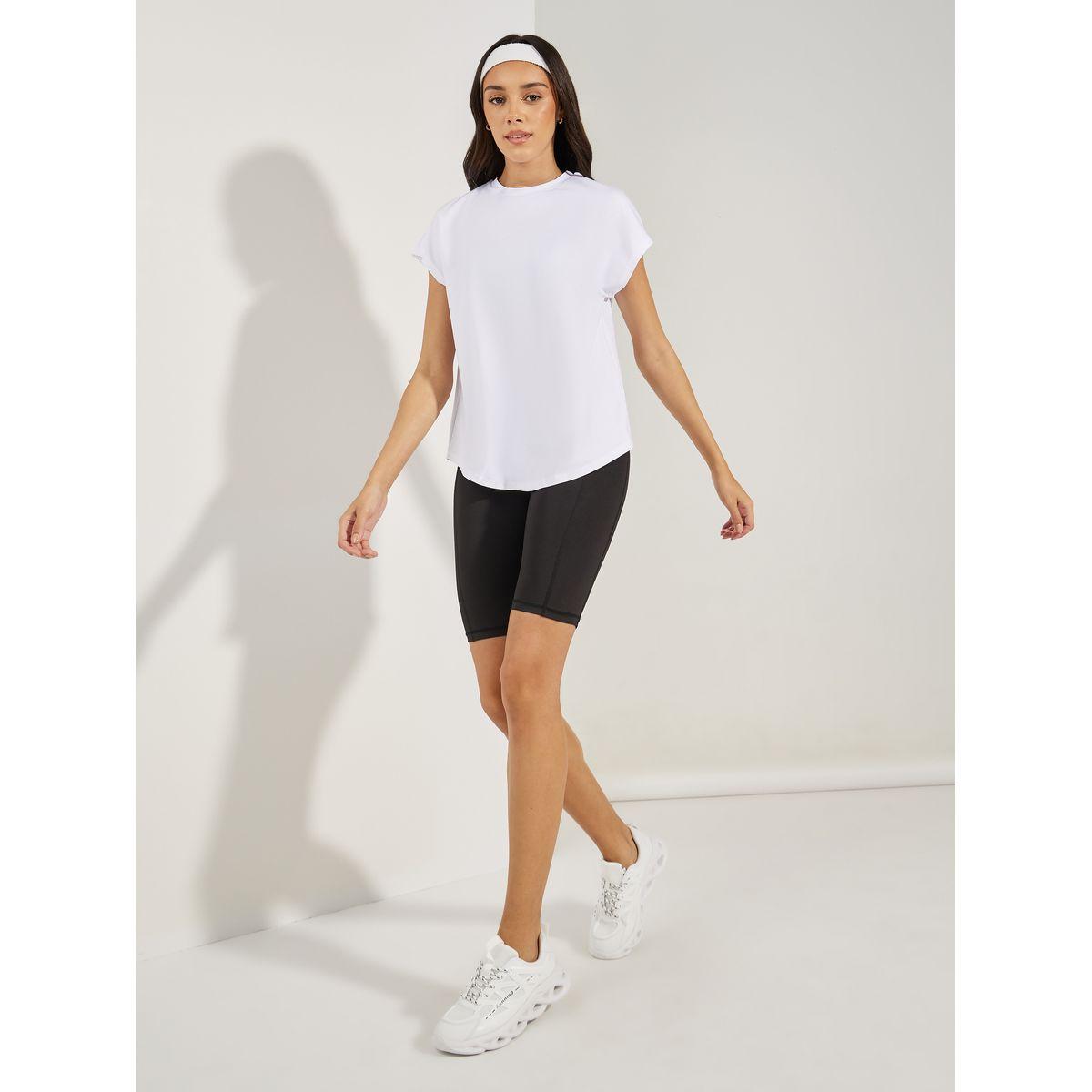 Styli Active Half Back Mesh & Reflective Strip Detail Top-men-clothing-sportswearandactivewear-tshirtsandpolos-image-2