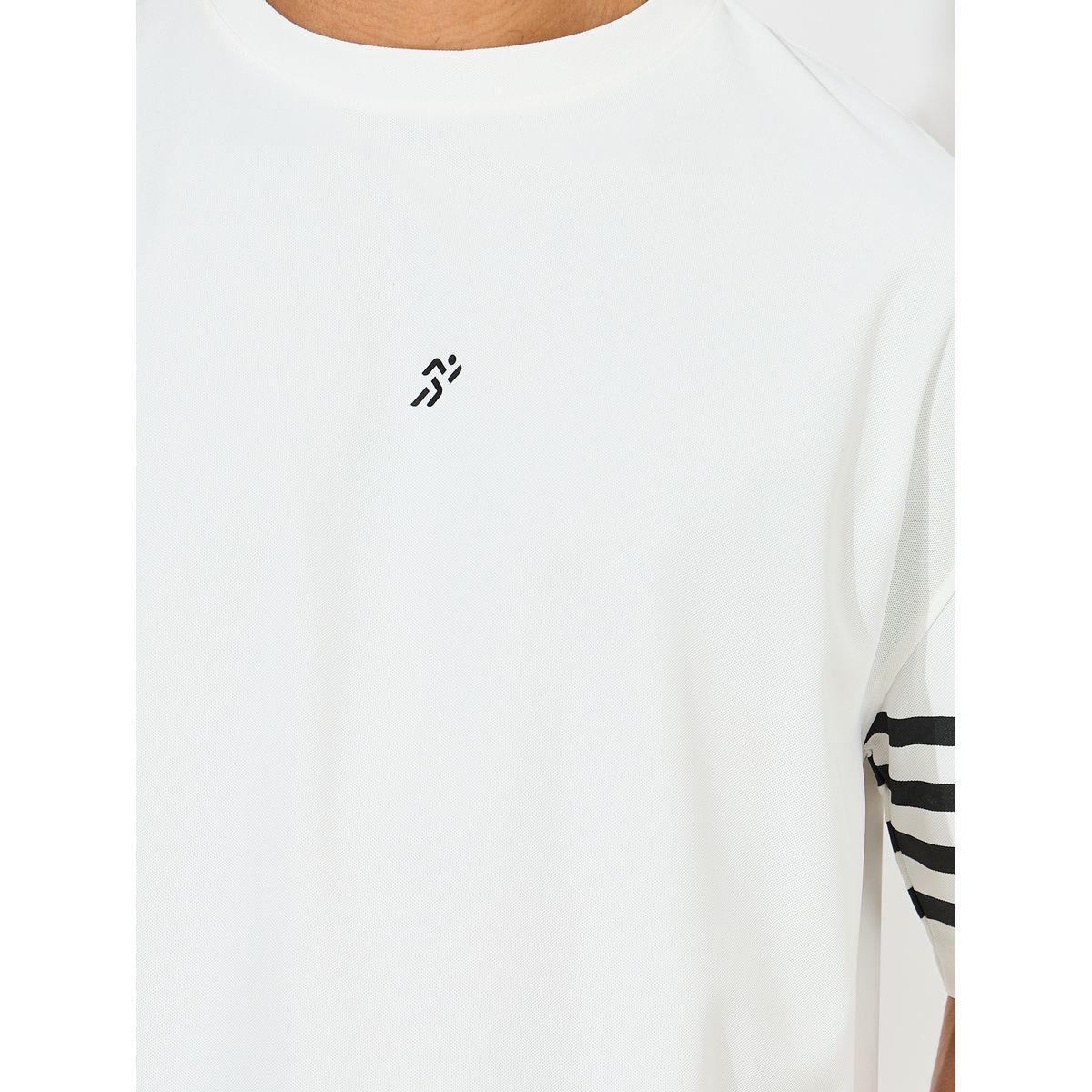 Styli Oversized Stretch Pique Knit T-Shirt & Striped Shorts Set-men-clothing-coordsets-image-3