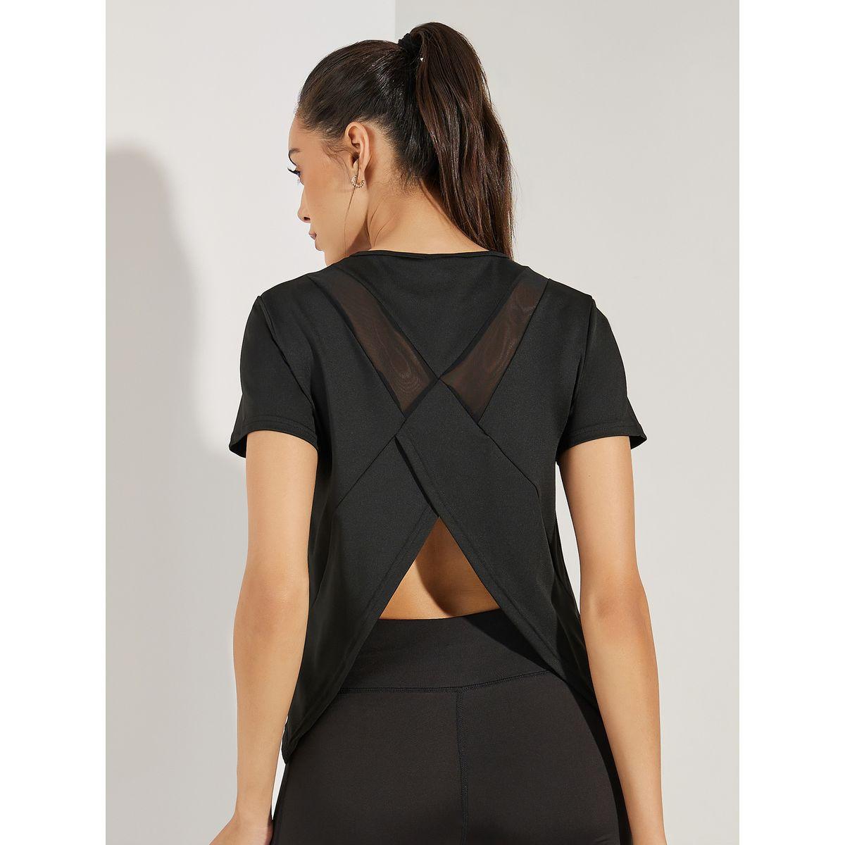 Styli Active Dual Back Mesh Panel Top-women-clothing-sportswearandactivewear-tshirtsandvests-image-4