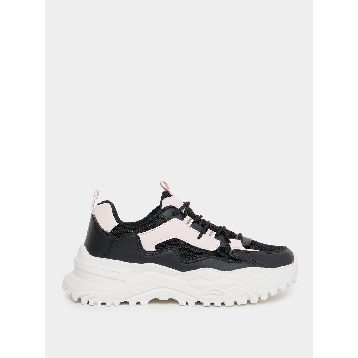 حذاء سنيكرز بنعل شانكي ونمط كتل الالوان-women-shoes-sneakers-image-2