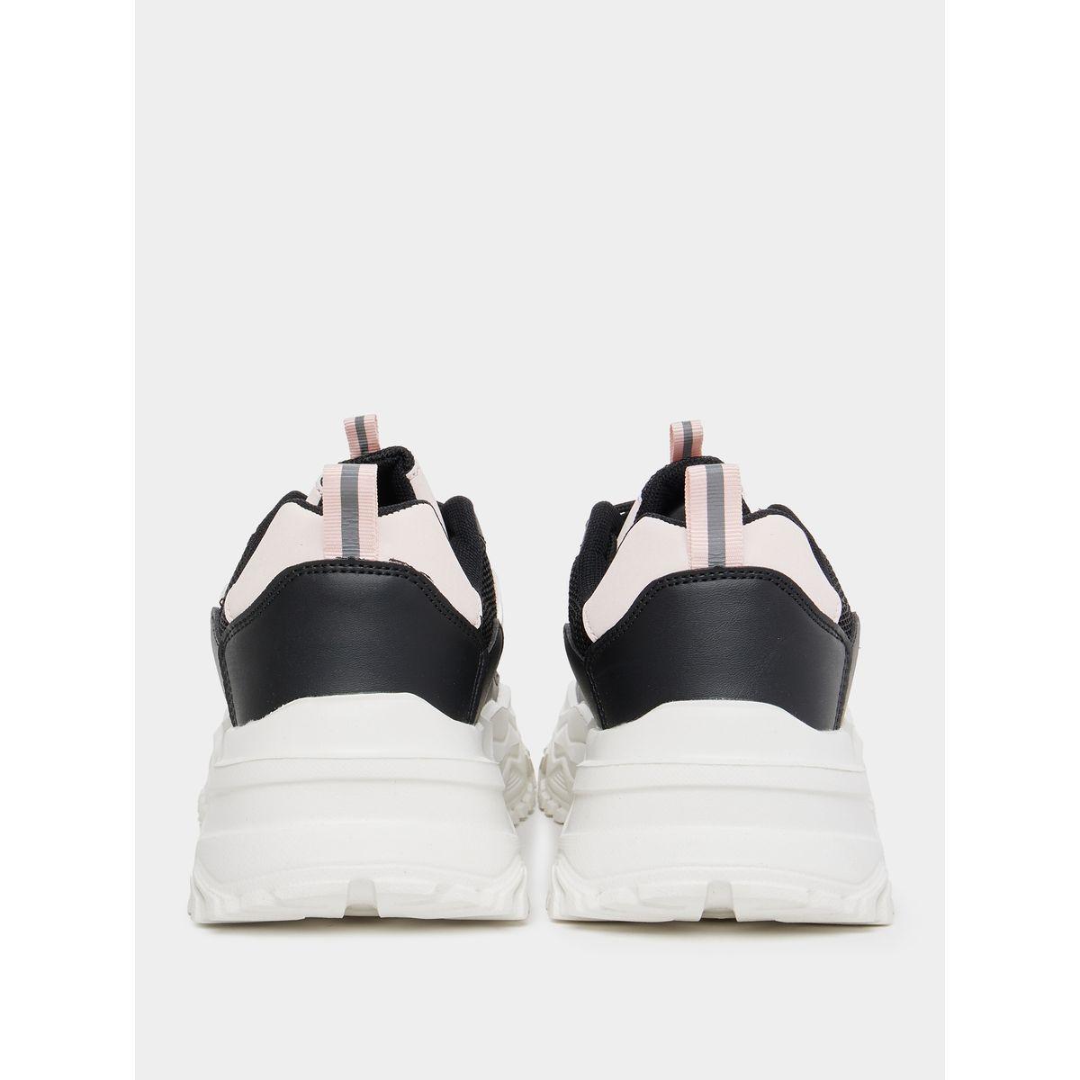 Styli Chunky Sole Color Block Mesh Sneakers-women-shoes-sneakers-image-5