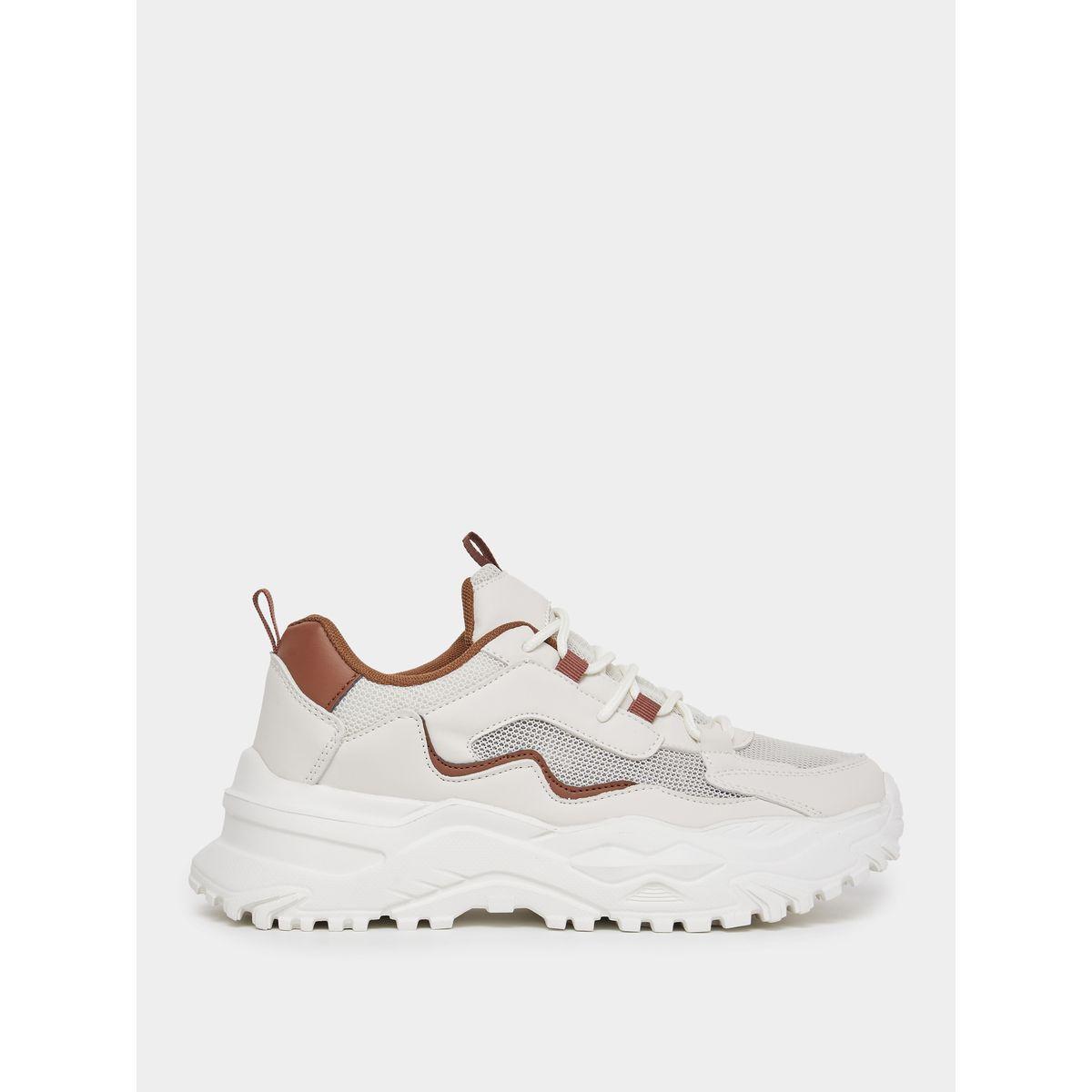 Styli Chunky Sole Color Block Mesh Sneakers-women-shoes-sneakers-image-1