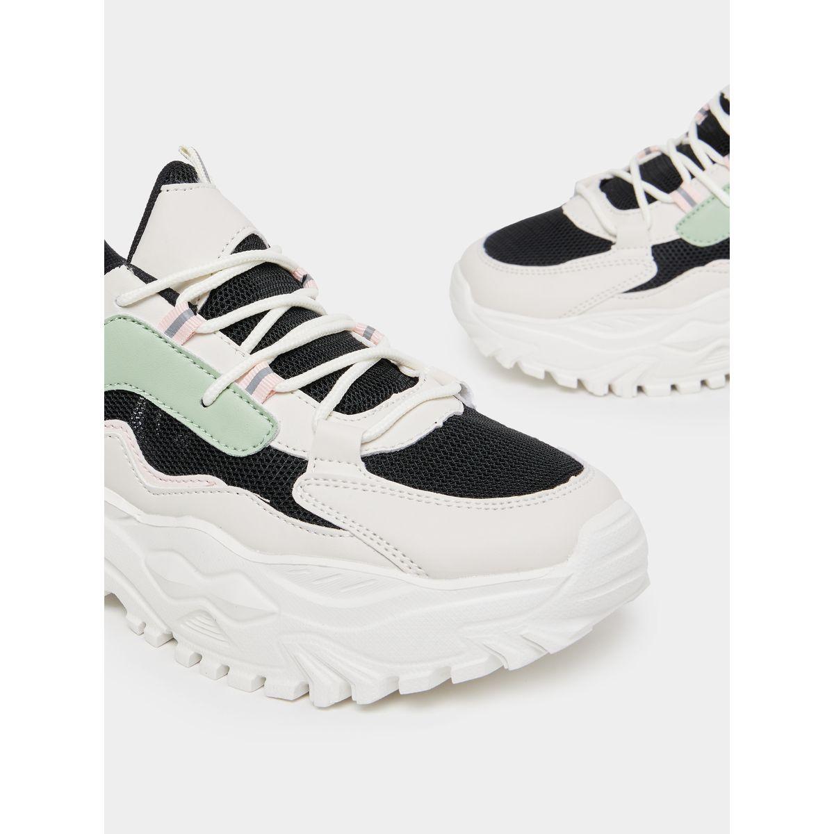 Styli Chunky Color Block Mesh Sneakers-women-shoes-sneakers-image-4
