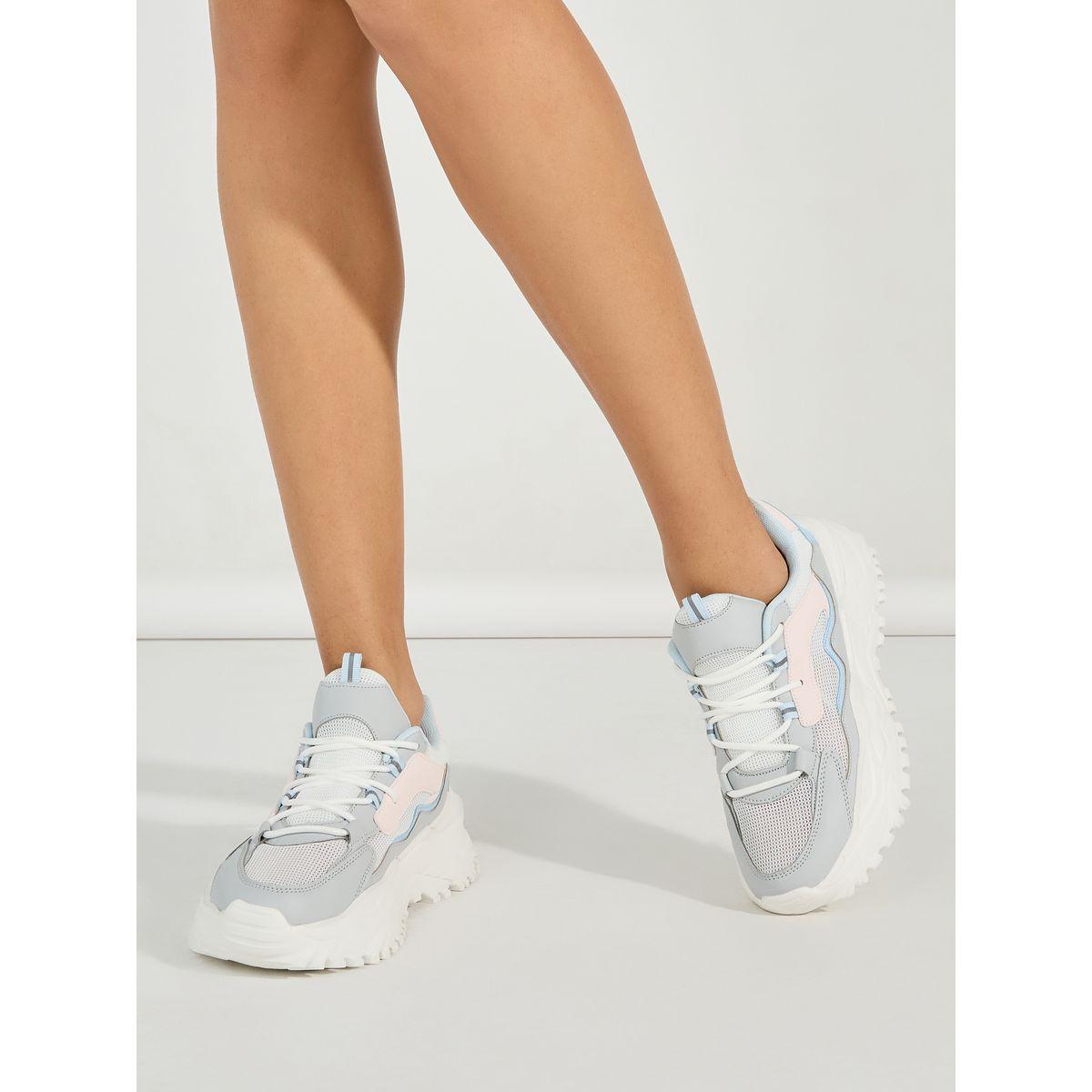 Styli Chunky Color Block Mesh Sneakers-women-shoes-sneakers-image-1