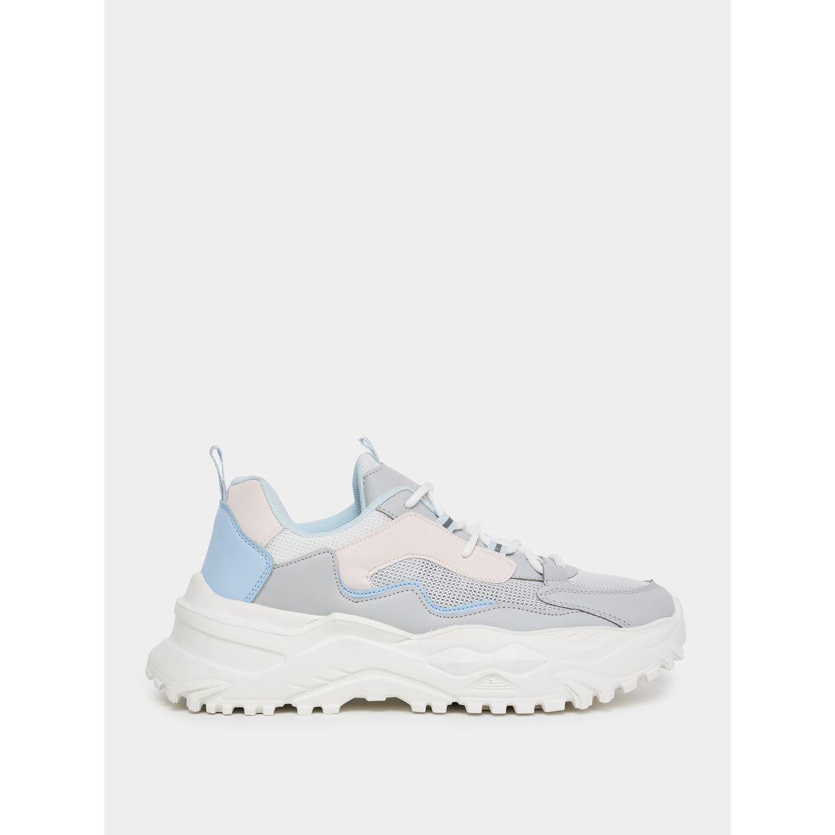 Styli Chunky Color Block Mesh Sneakers-women-shoes-sneakers-image-2