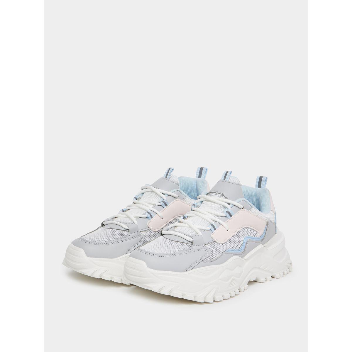 Styli Chunky Color Block Mesh Sneakers-women-shoes-sneakers-image-3