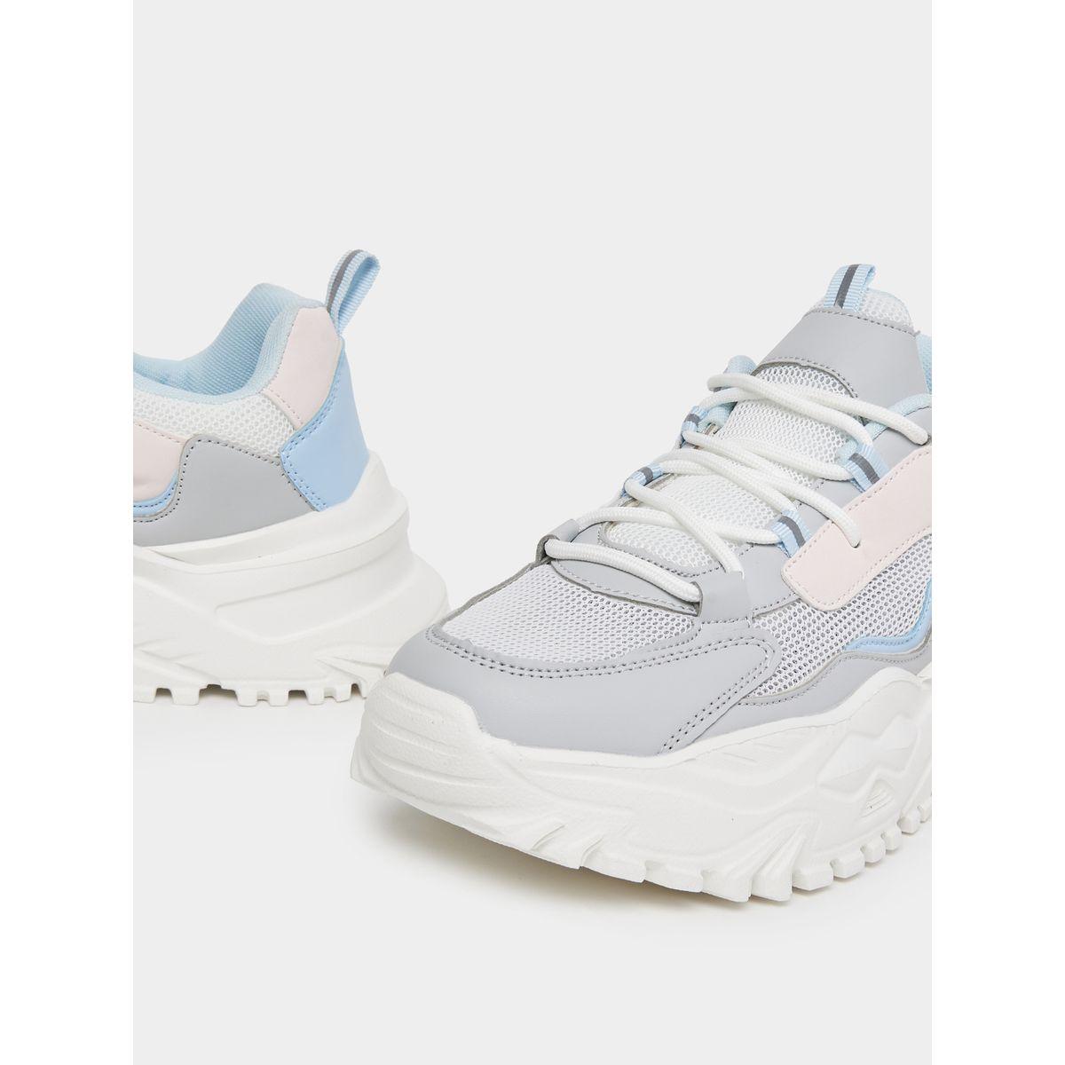 Styli Chunky Color Block Mesh Sneakers-women-shoes-sneakers-image-4