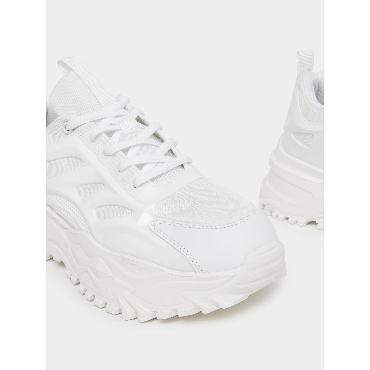 Styli Web Design Chunky Sole Mesh Sneakers-women-shoes-sneakers-image-4