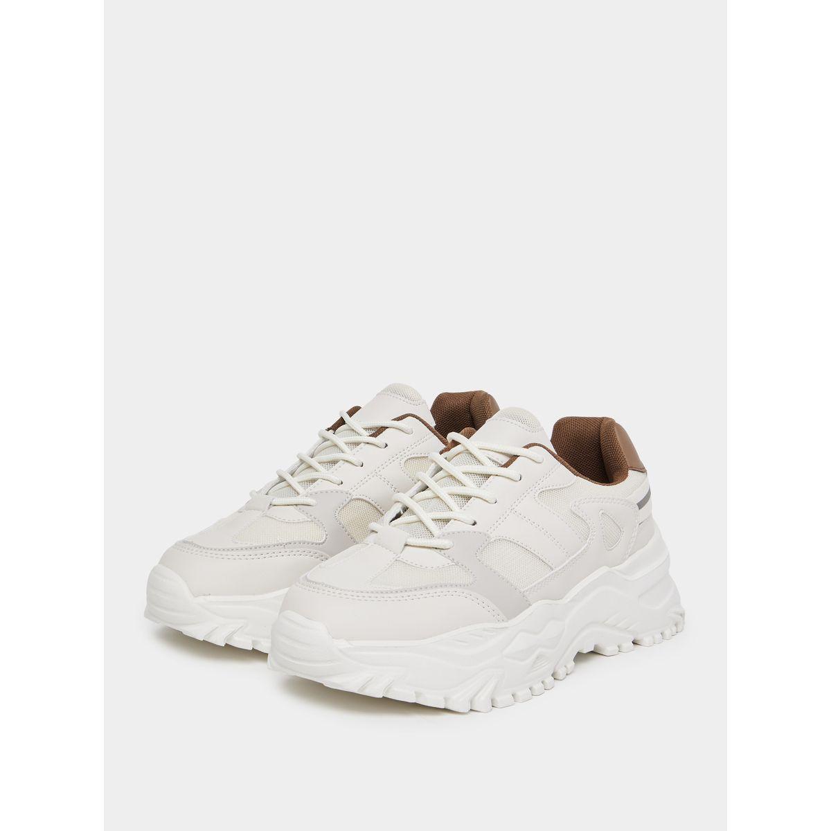 Styli Taping Detail Chunky Mesh Sneakers-women-shoes-sneakers-image-3