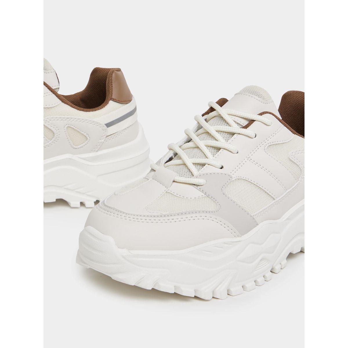 Styli Taping Detail Chunky Mesh Sneakers-women-shoes-sneakers-image-4